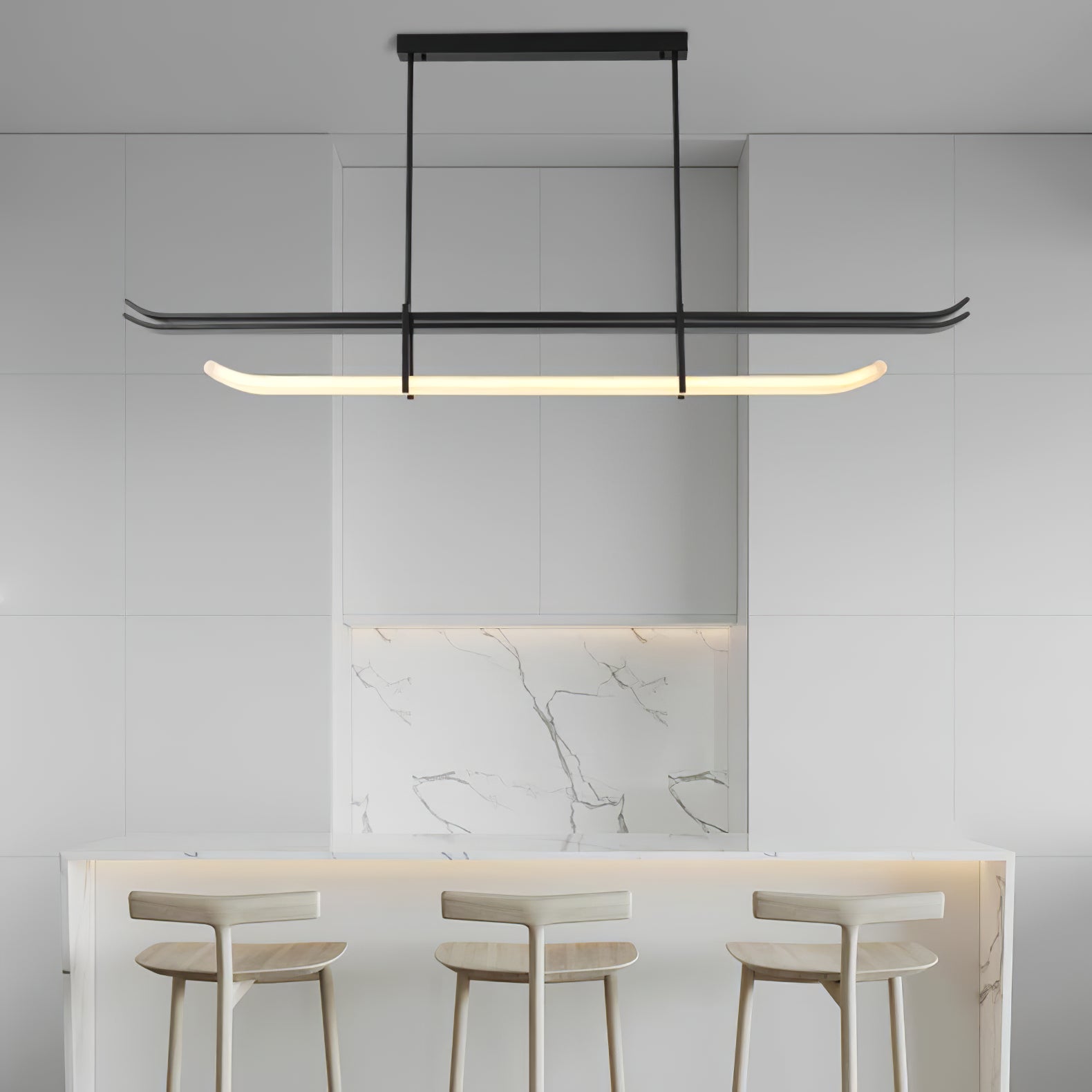 Glanz-LED-Pendelleuchte