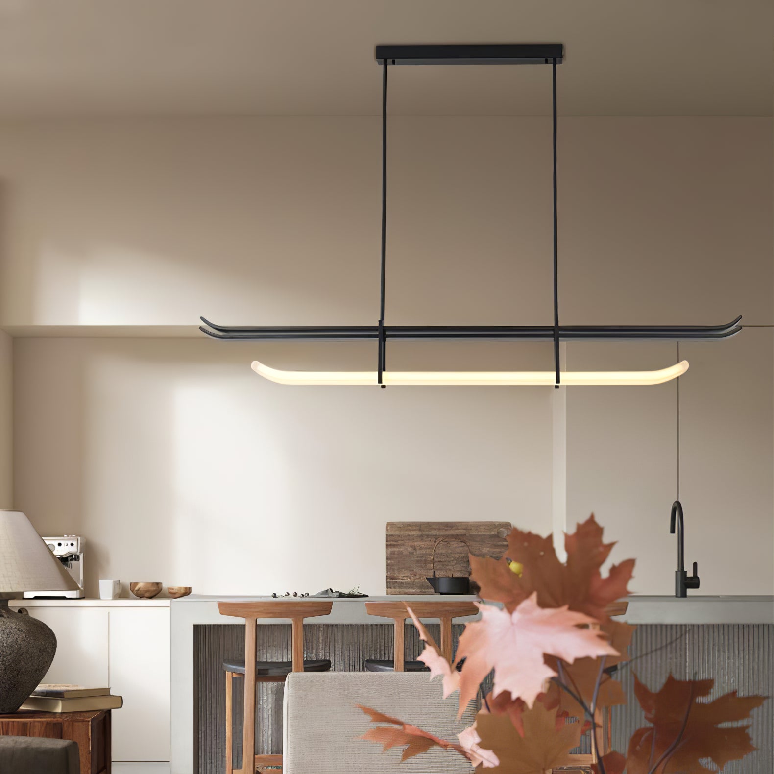 Glanz-LED-Pendelleuchte