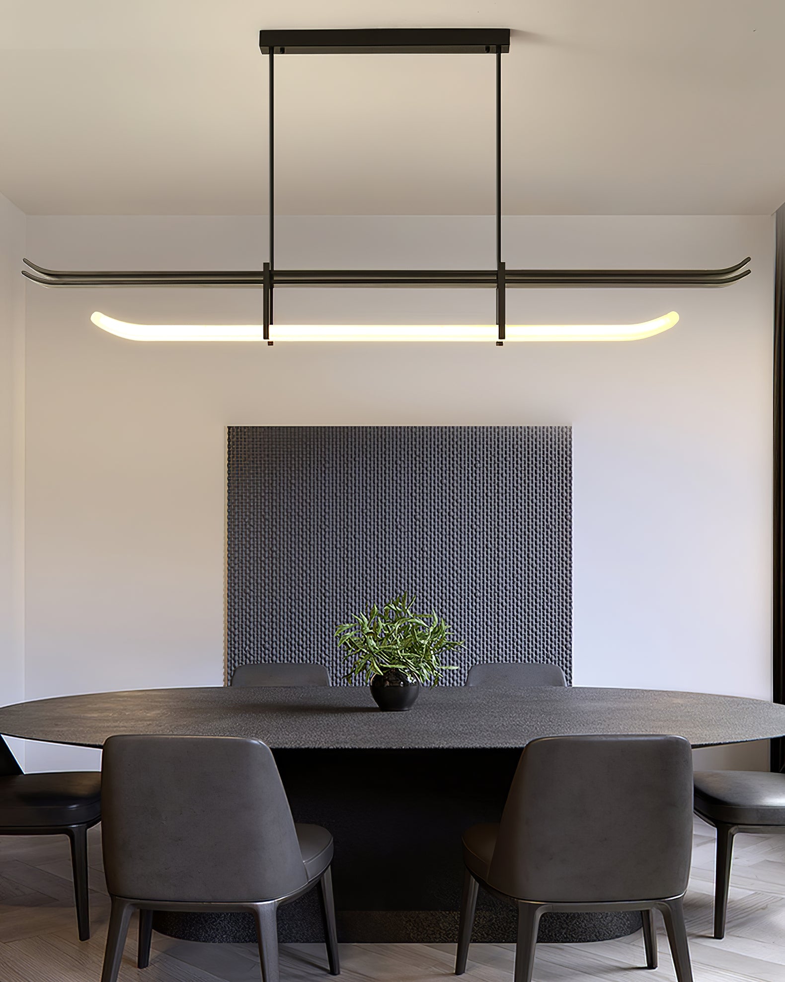 Glanz-LED-Pendelleuchte