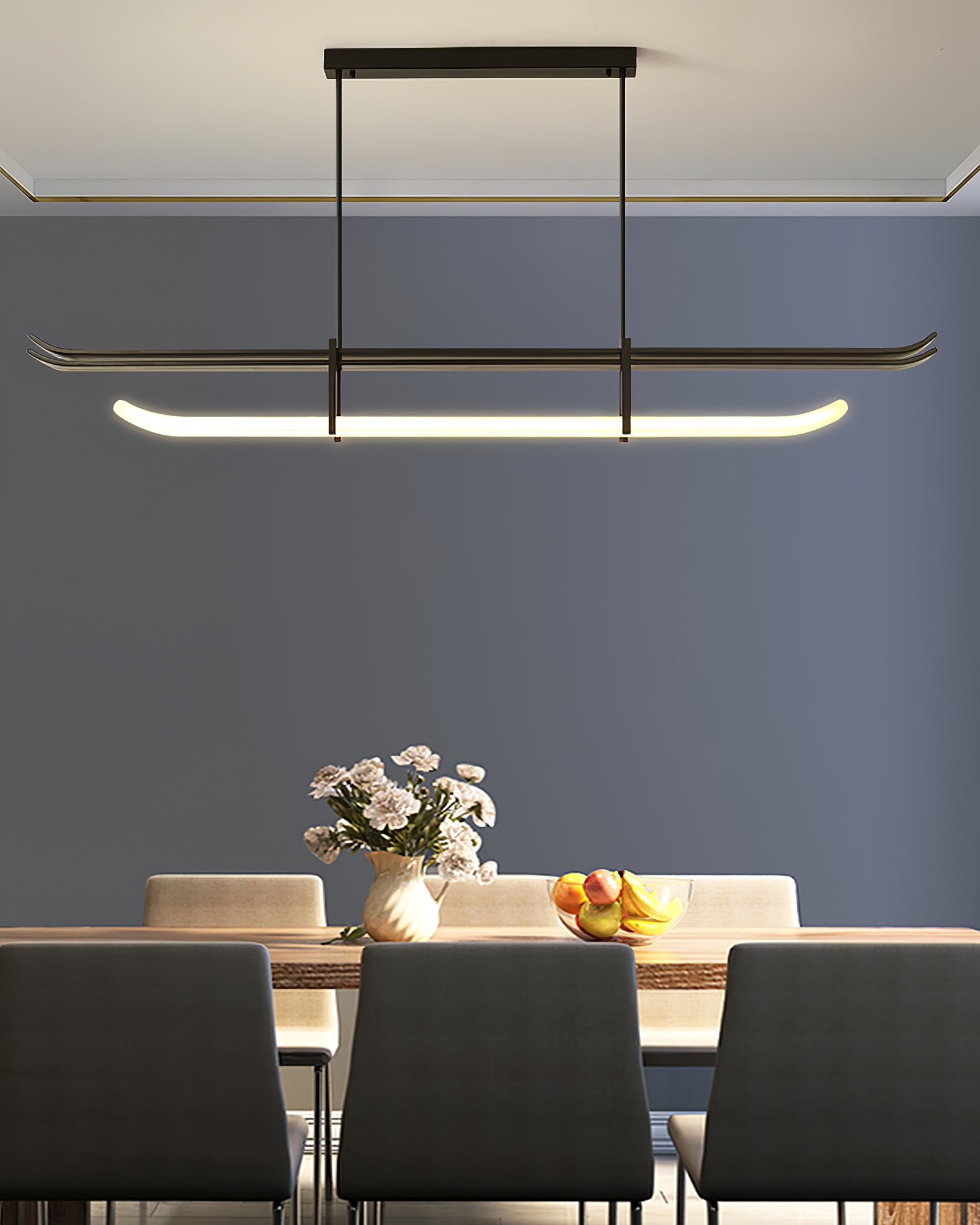 Glanz-LED-Pendelleuchte