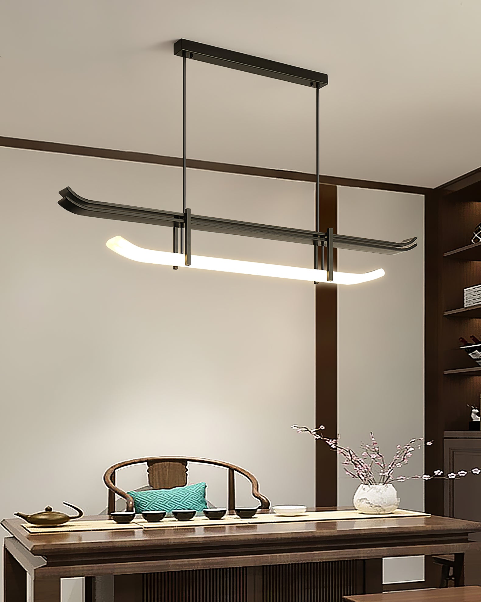 Glanz-LED-Pendelleuchte