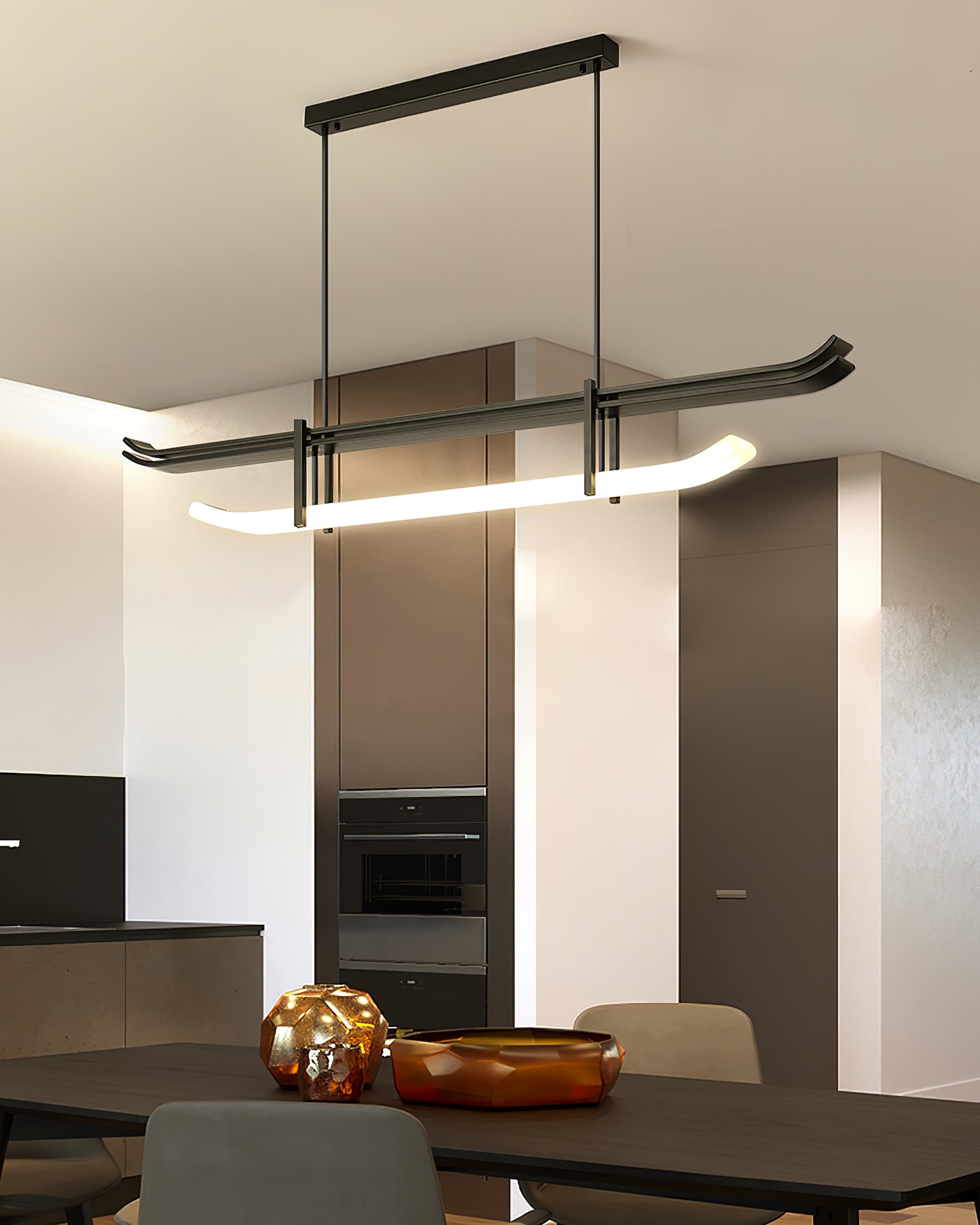 Glanz-LED-Pendelleuchte