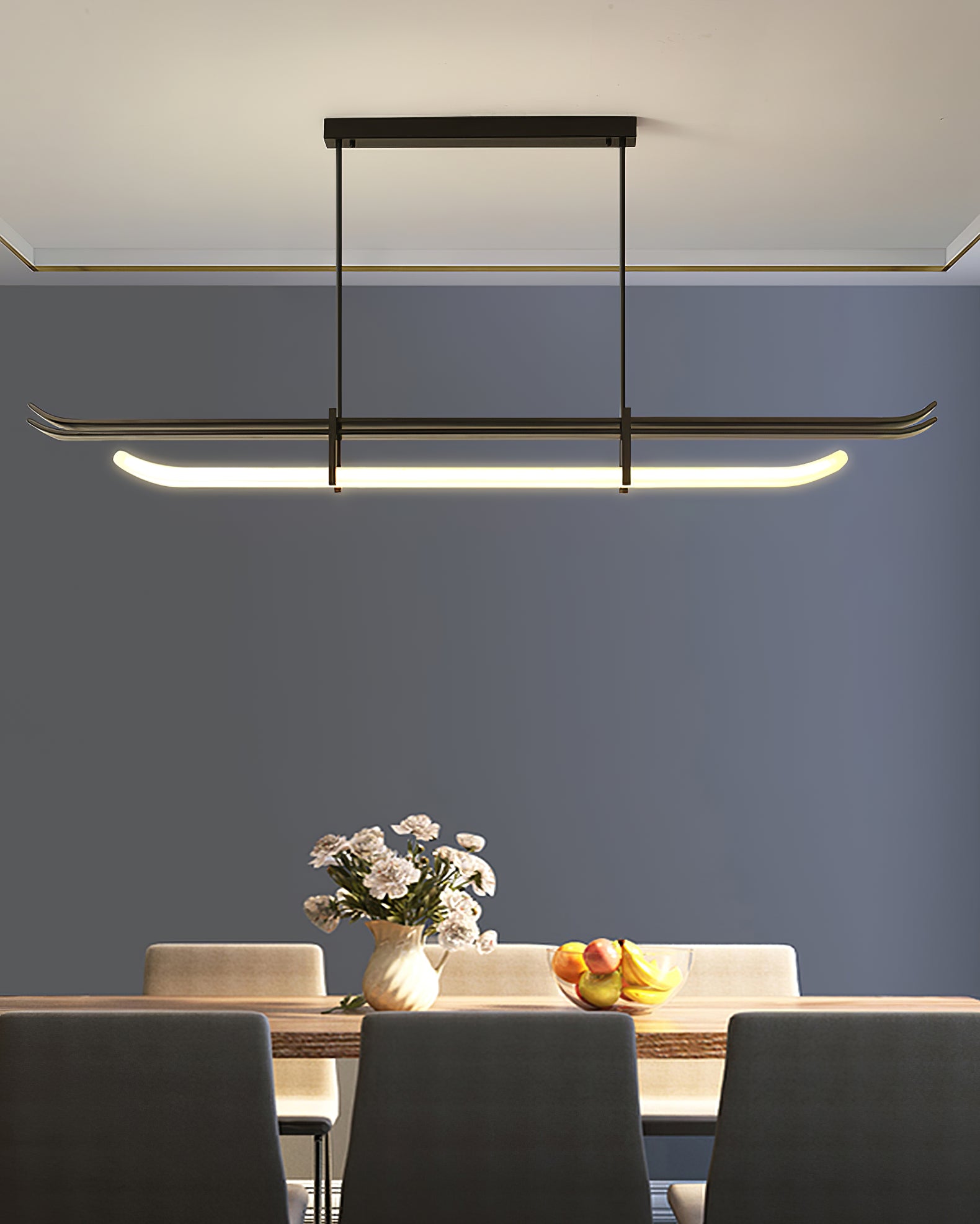 Glanz-LED-Pendelleuchte
