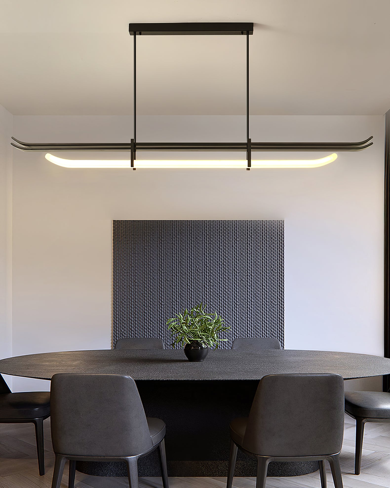 Glanz-LED-Pendelleuchte