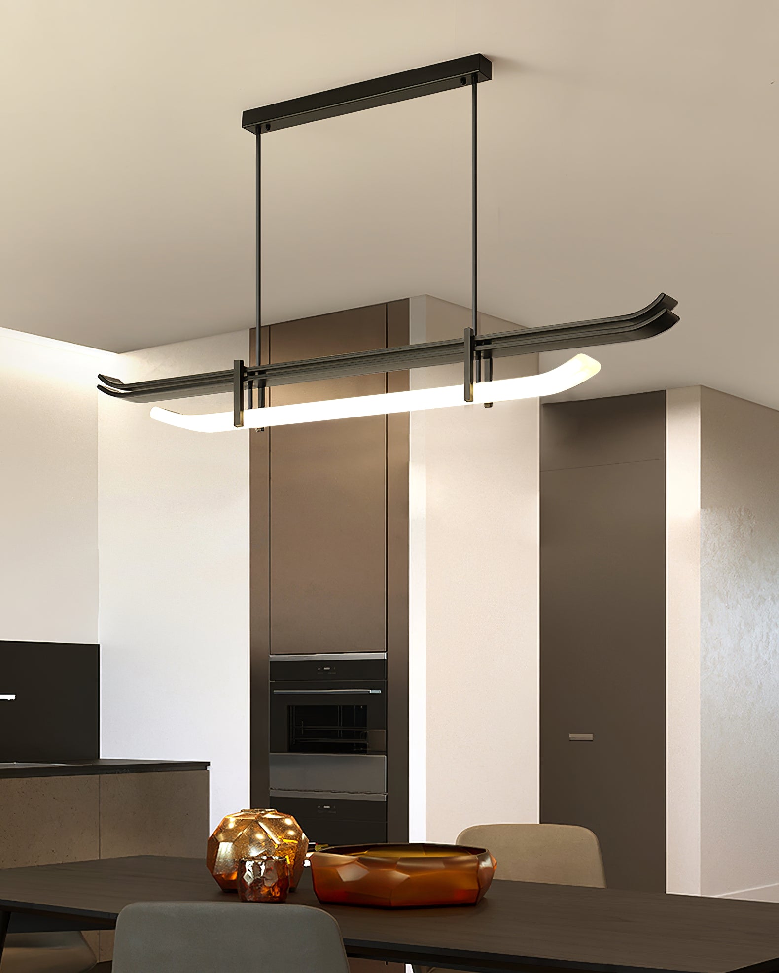 Glanz-LED-Pendelleuchte