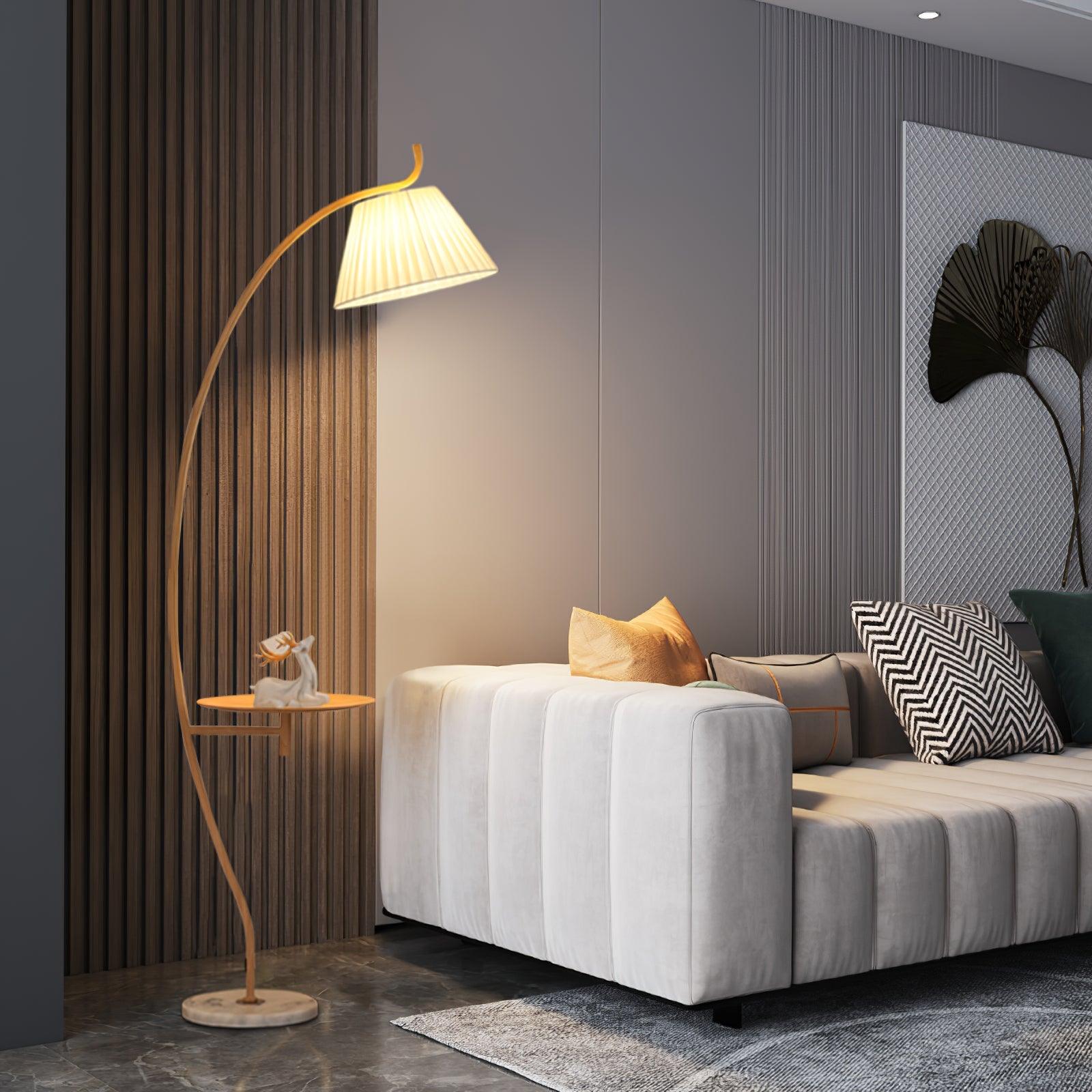 Marcella Arc Floor Lamp - Decormote