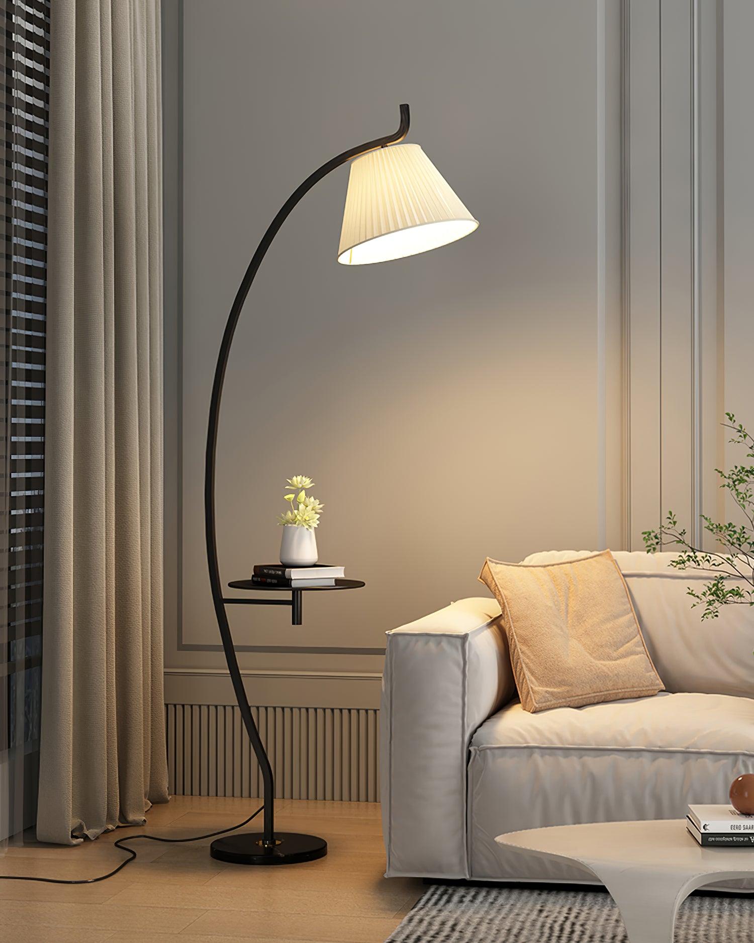 Marcella Arc Floor Lamp - Decormote