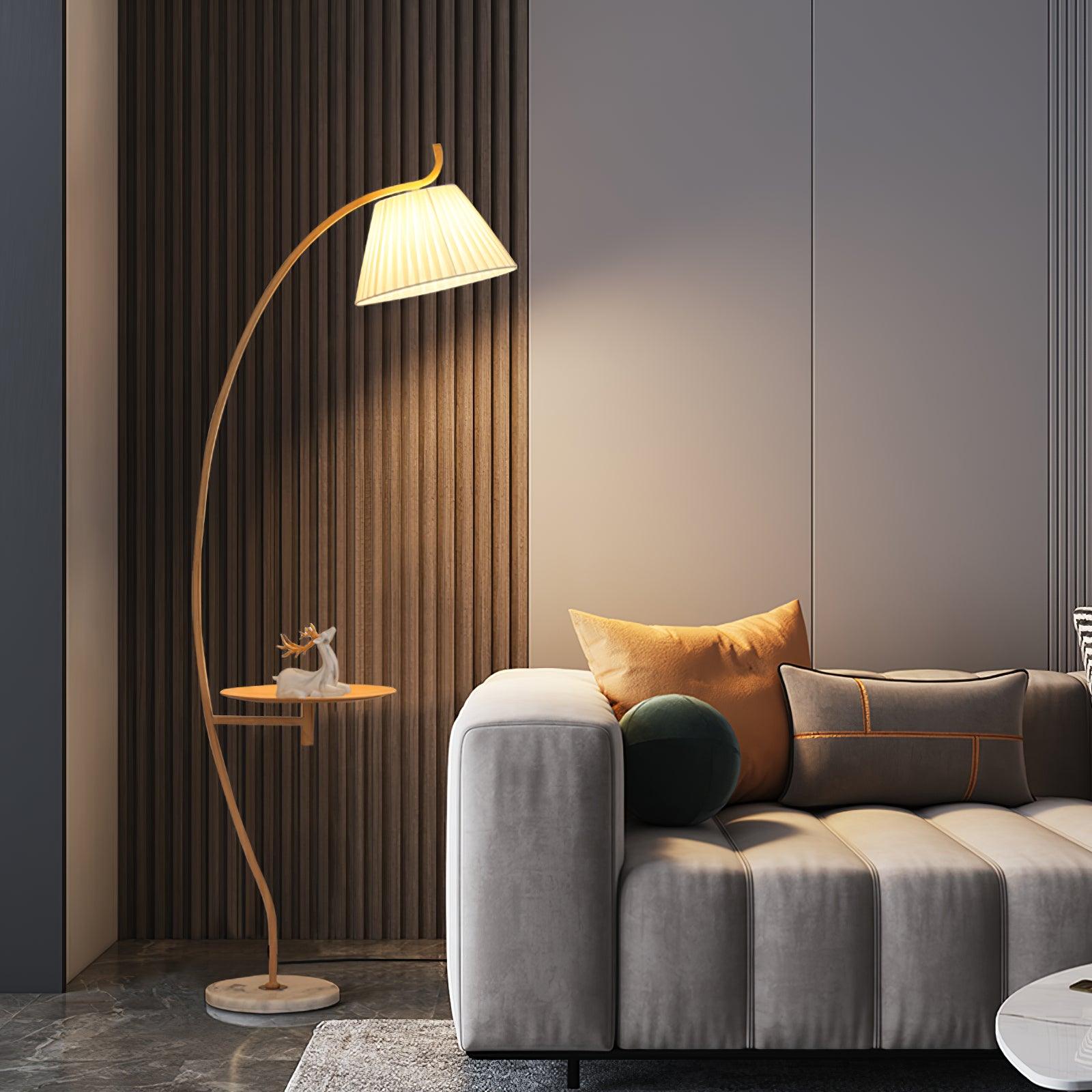 Marcella Arc Floor Lamp - Decormote