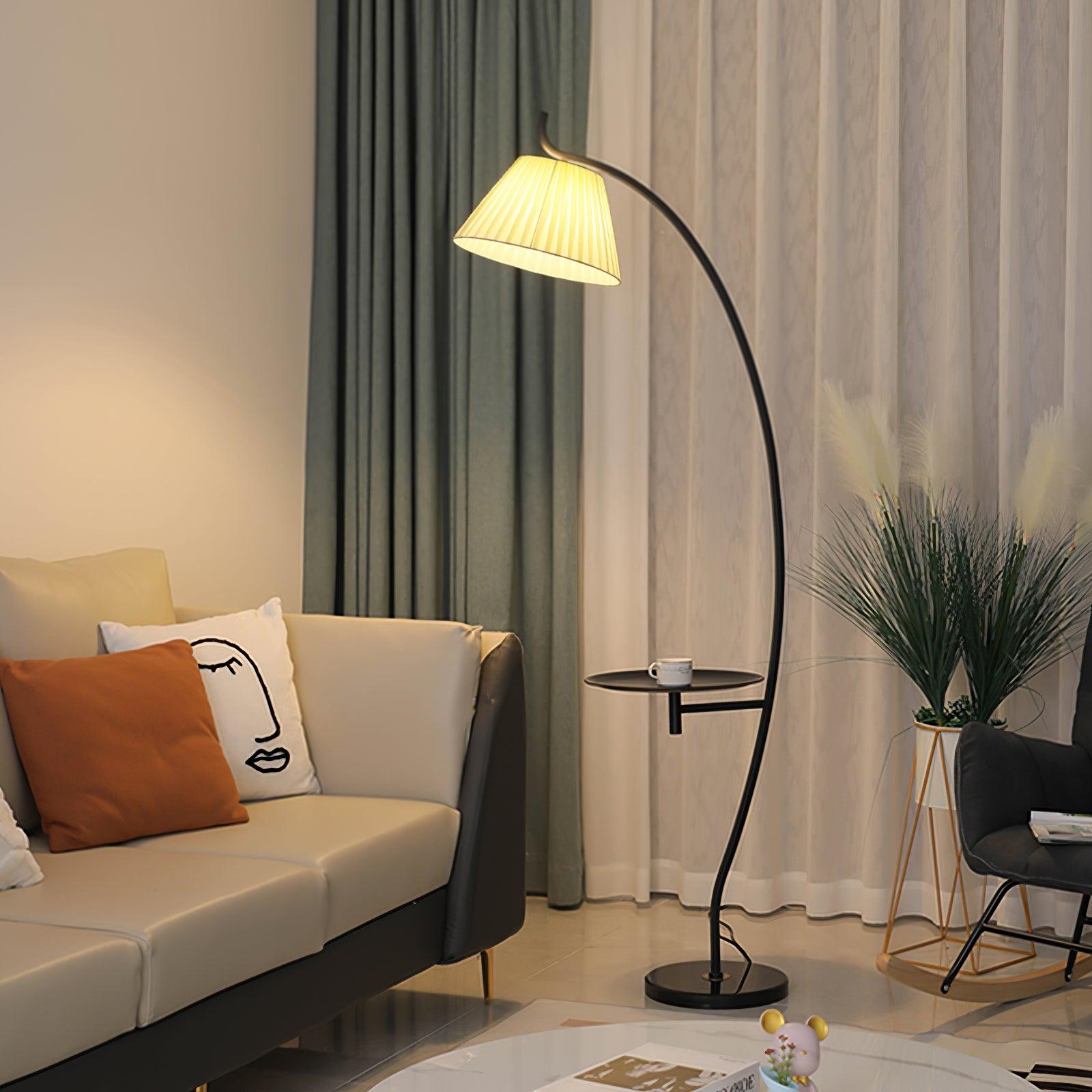 Marcella Arc Floor Lamp - Decormote