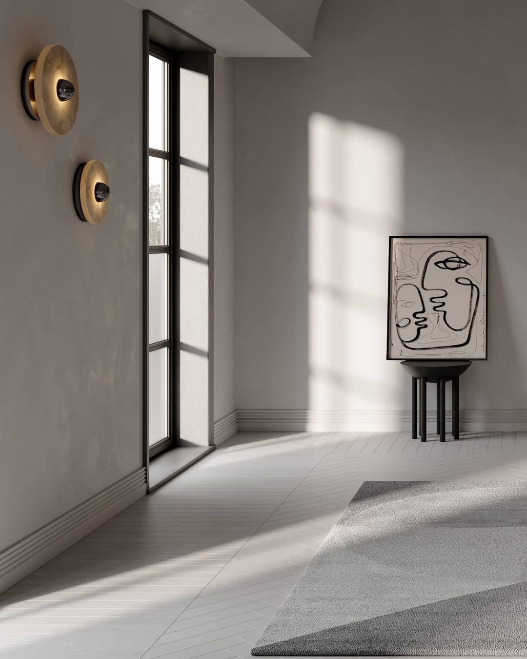 Alabaster Planes Sconce