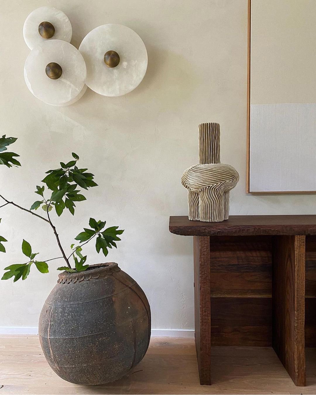 Alabaster Planes Sconce