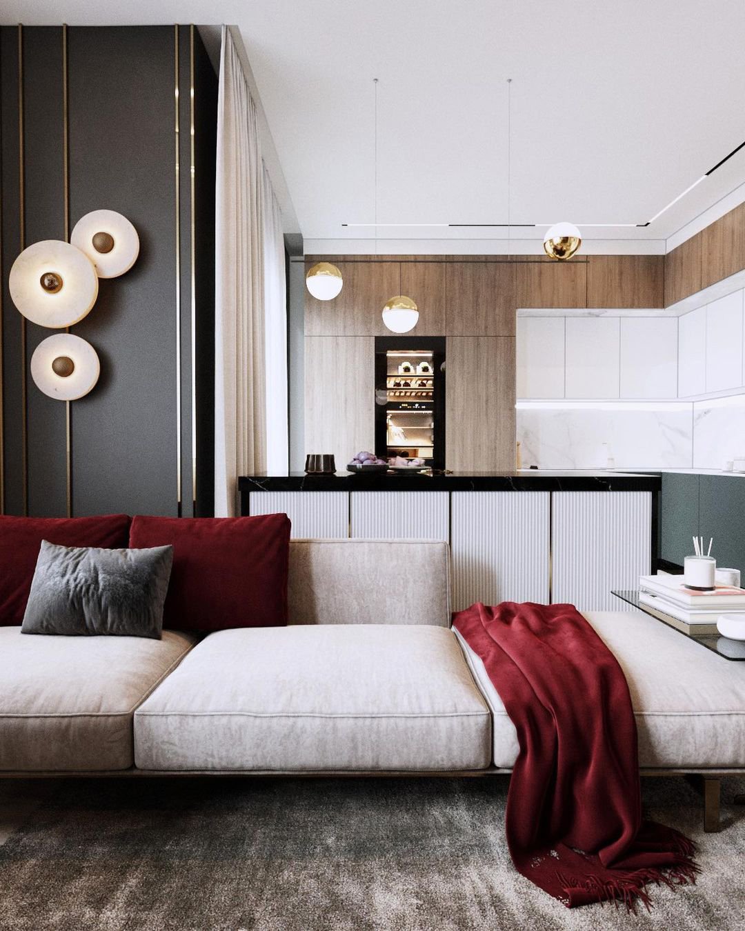 Alabaster Planes Sconce