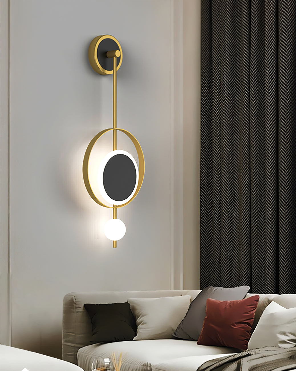 Double Rings Wall Lamp