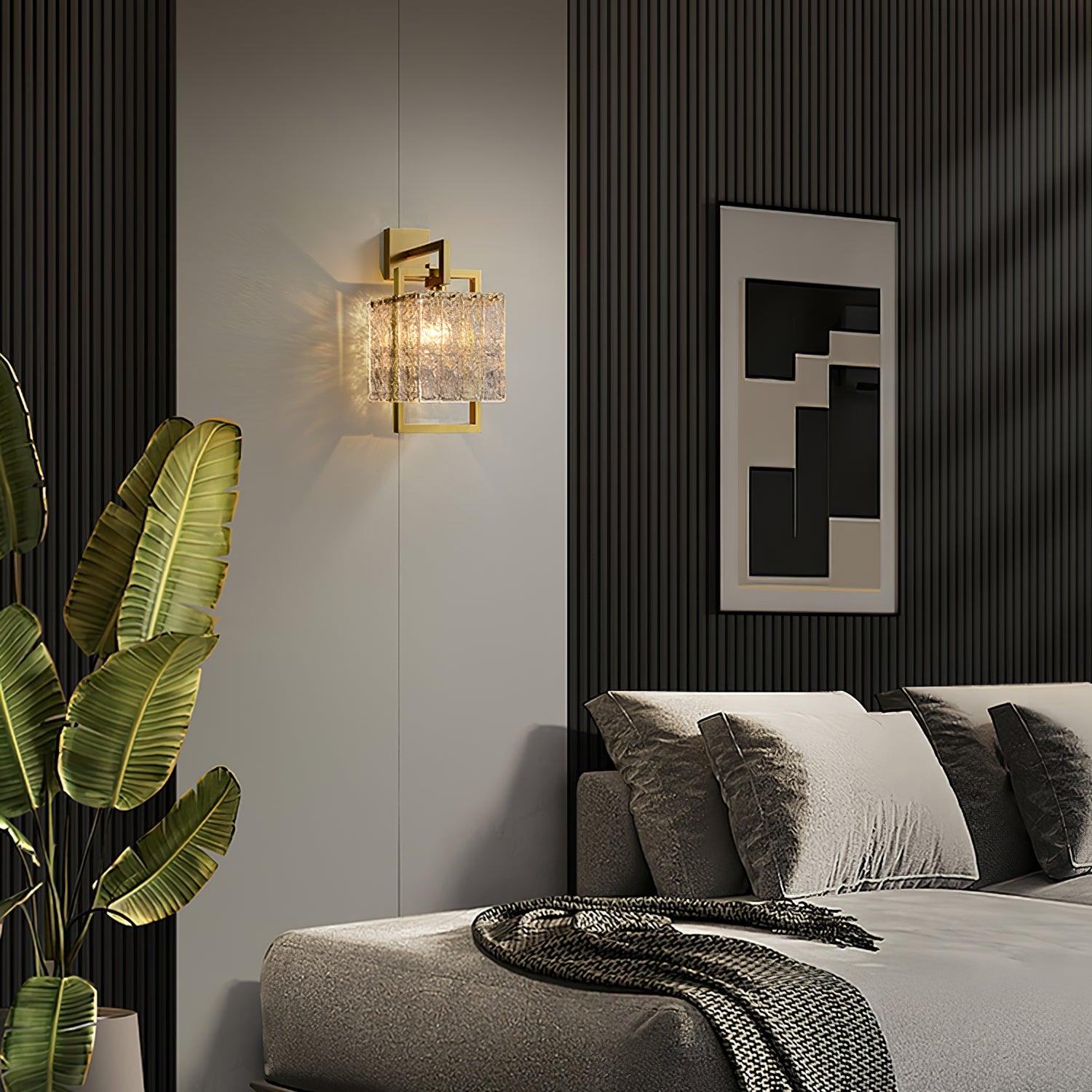 Milo Brass Wall Lamp - Decormote