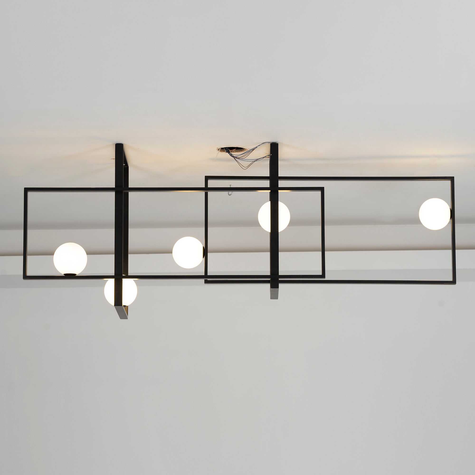 Plafón de cristal Mondrian