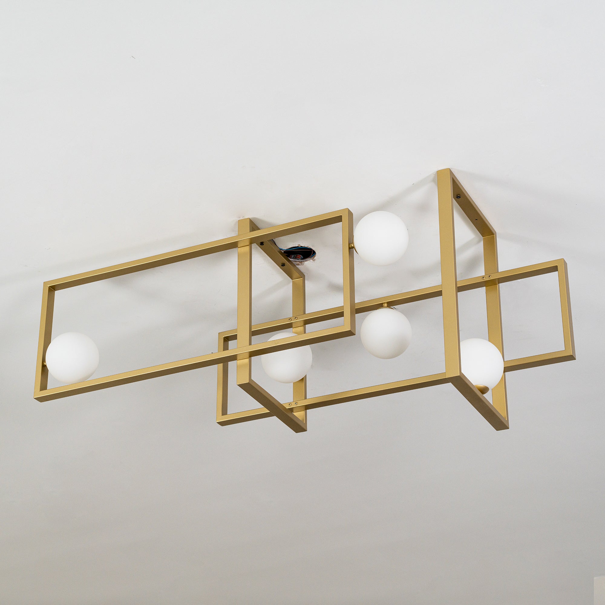 Plafón de cristal Mondrian