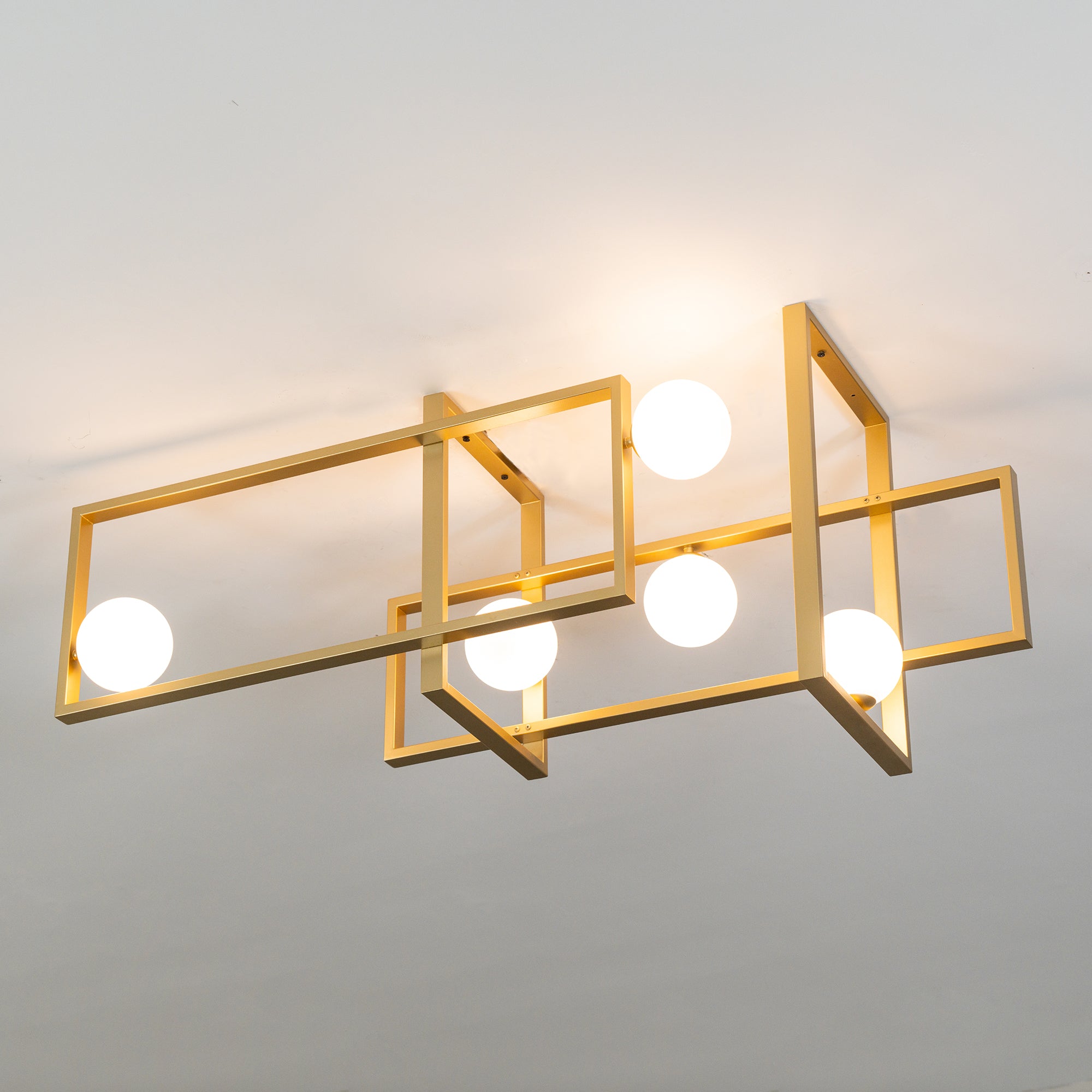 Plafón de cristal Mondrian