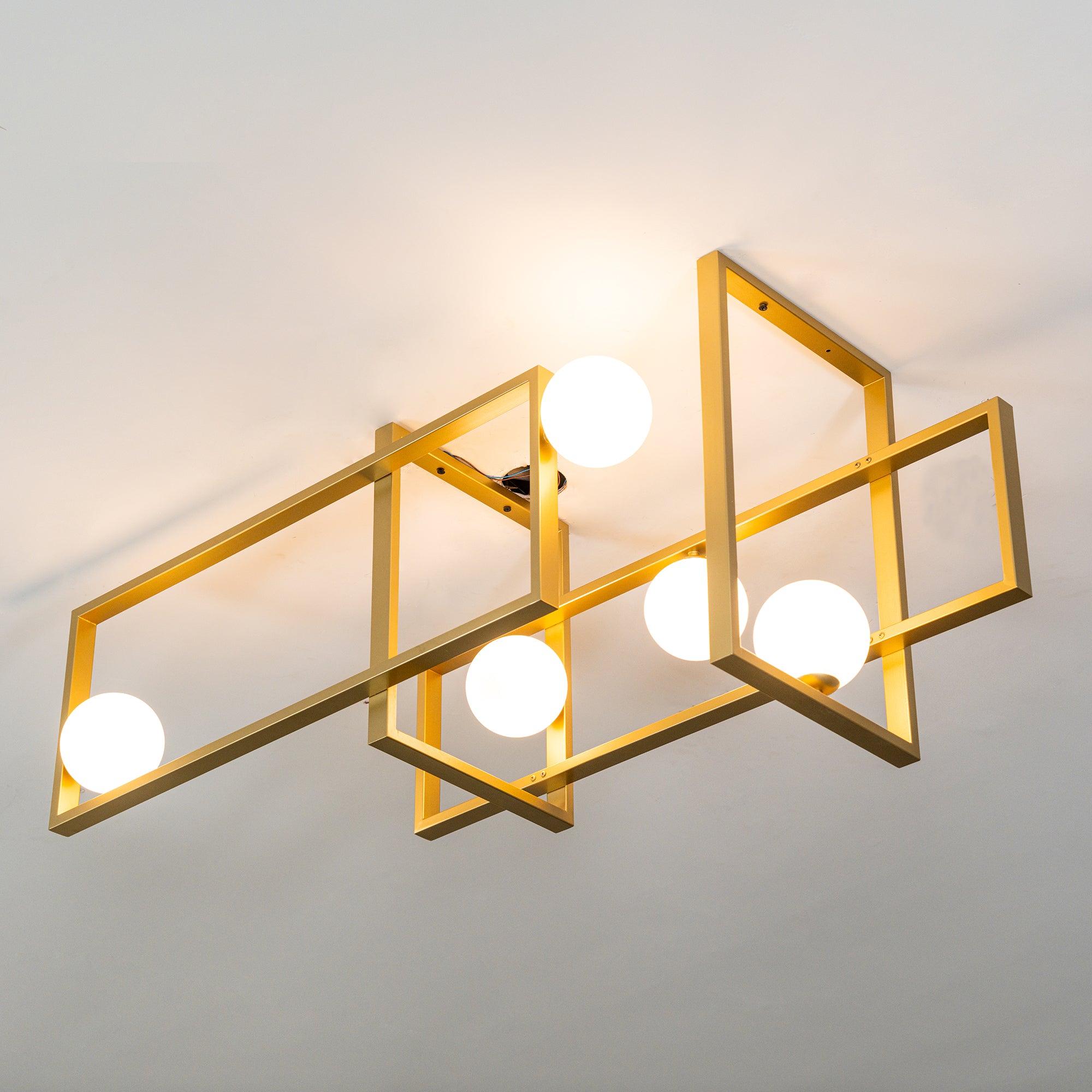 Plafón de cristal Mondrian