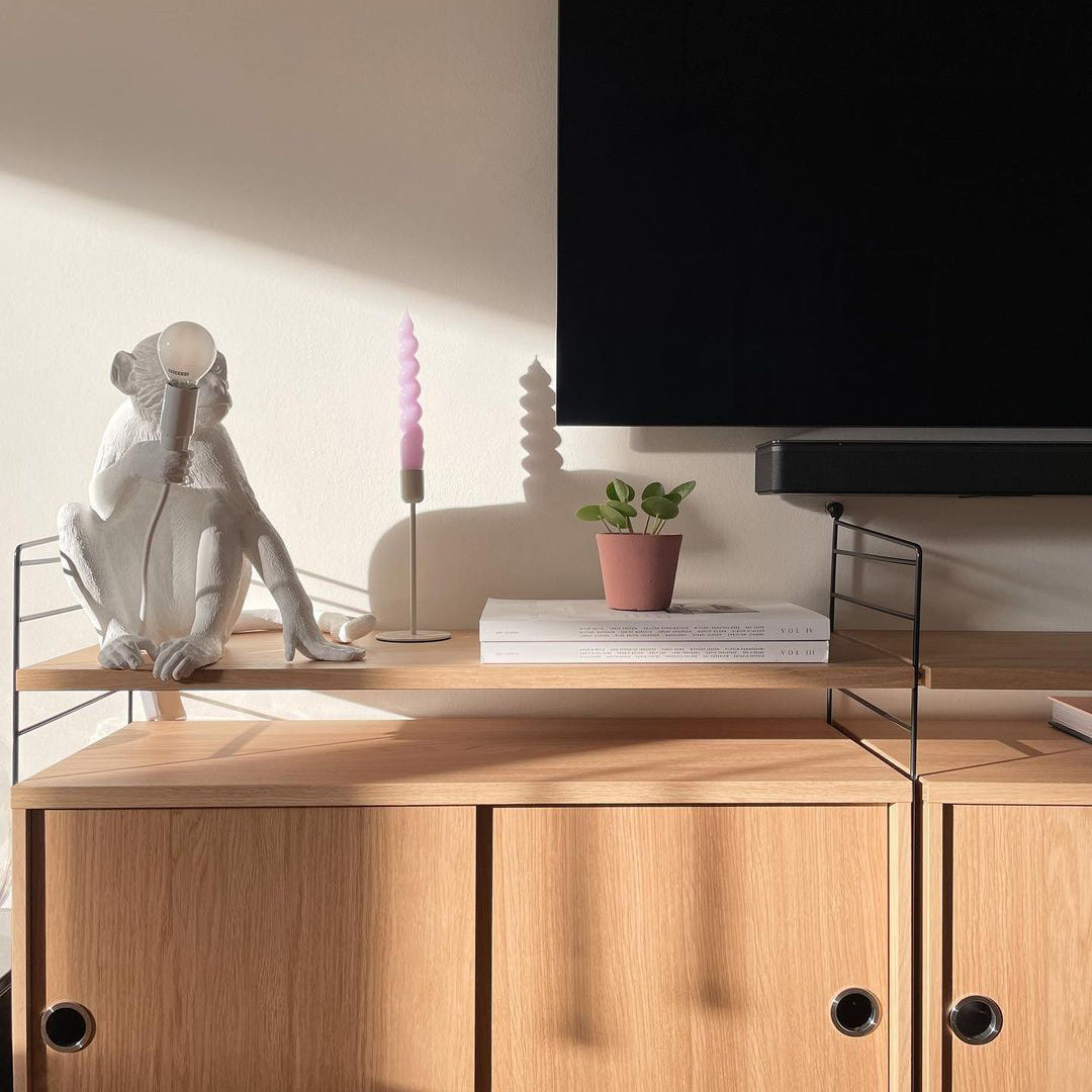 Monkey Resin Table Lamp