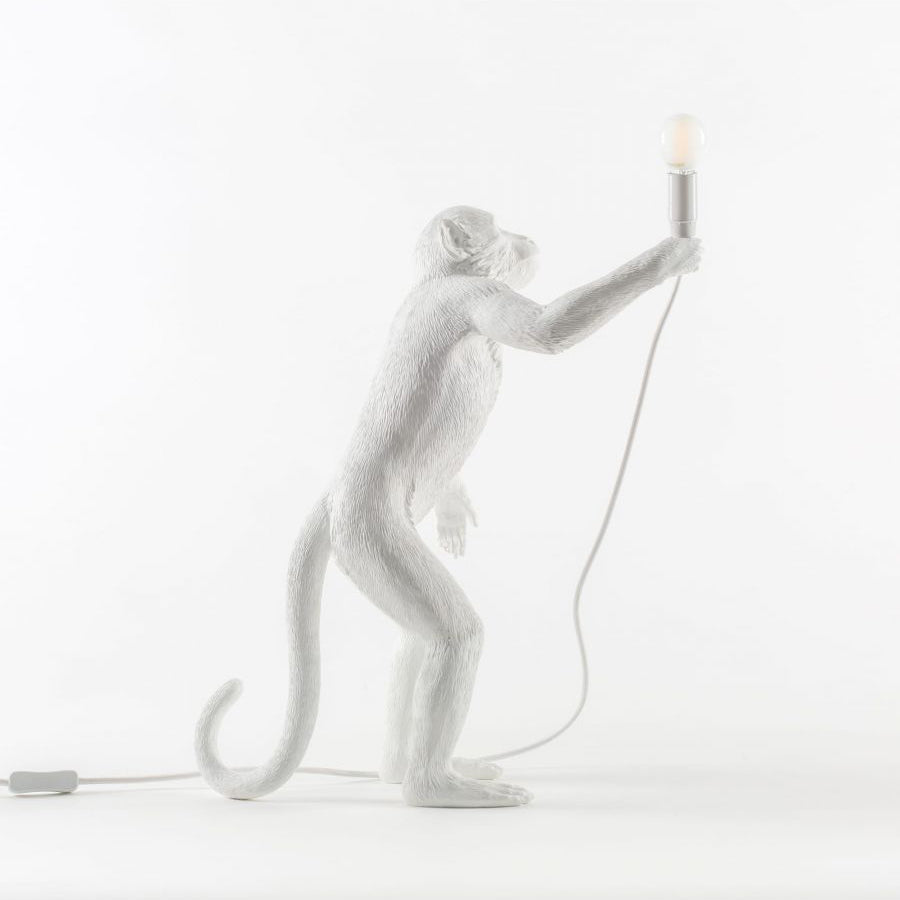 Monkey Resin Table Lamp