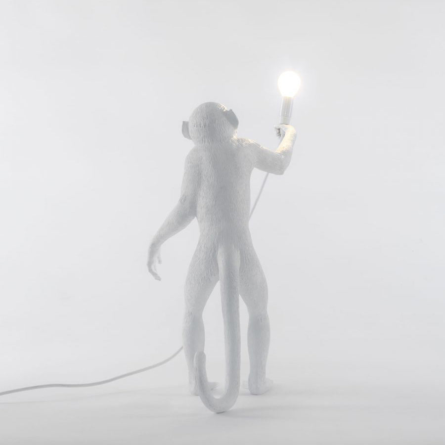 Monkey Resin Table Lamp