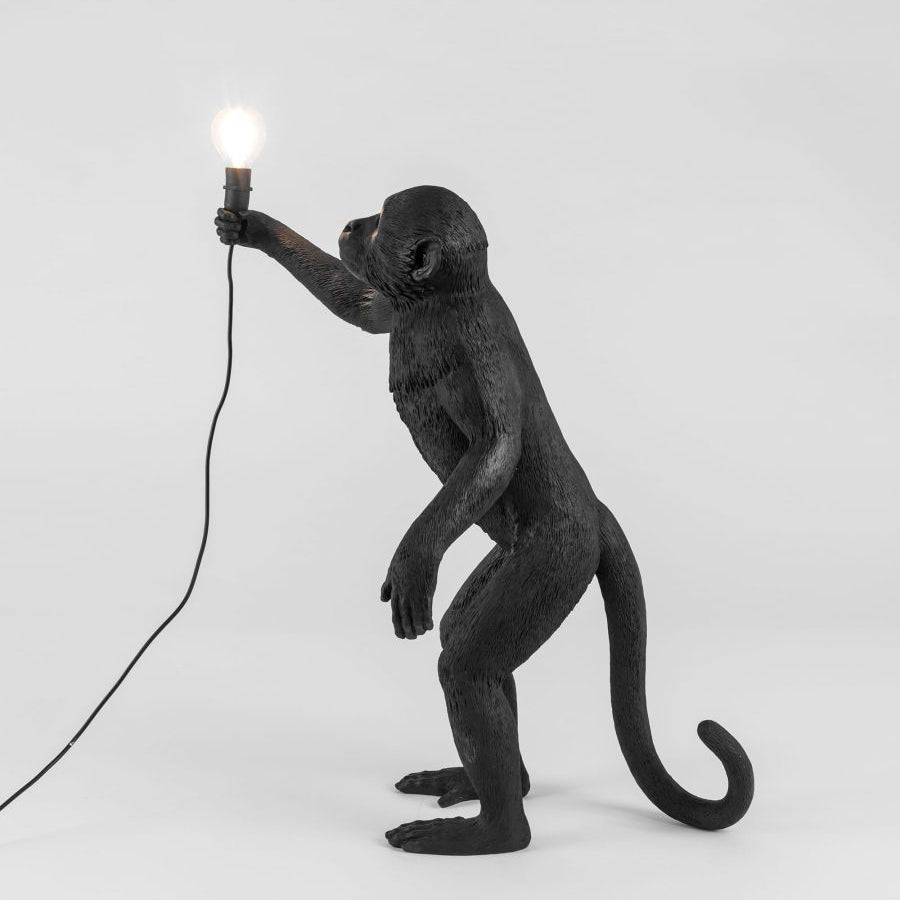 Monkey Resin Table Lamp