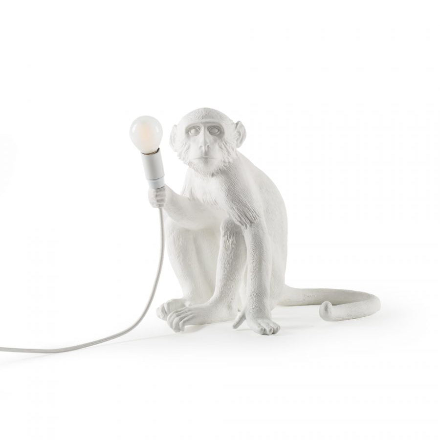 Monkey Resin Table Lamp