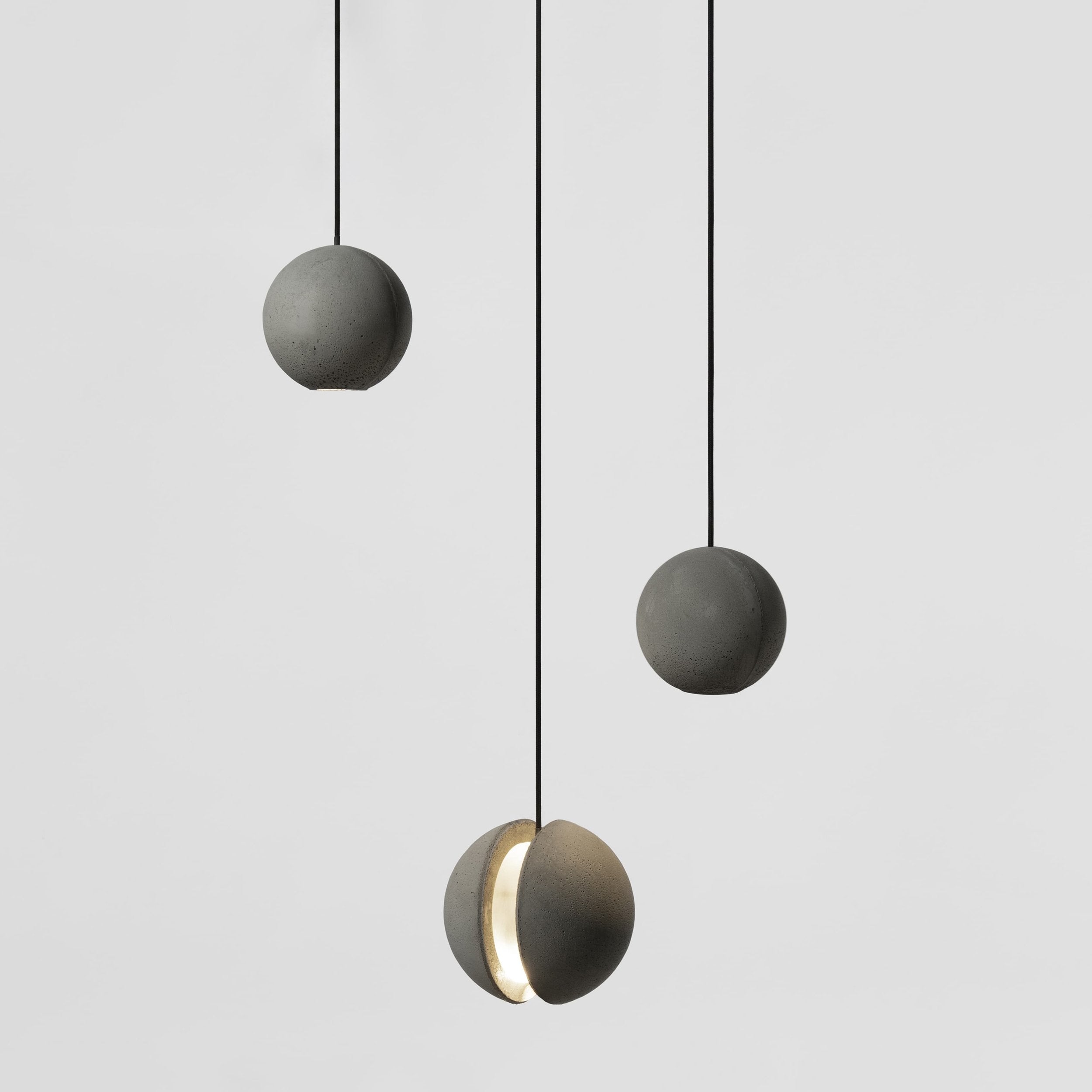 Moon Concrete Pendant Lamp.