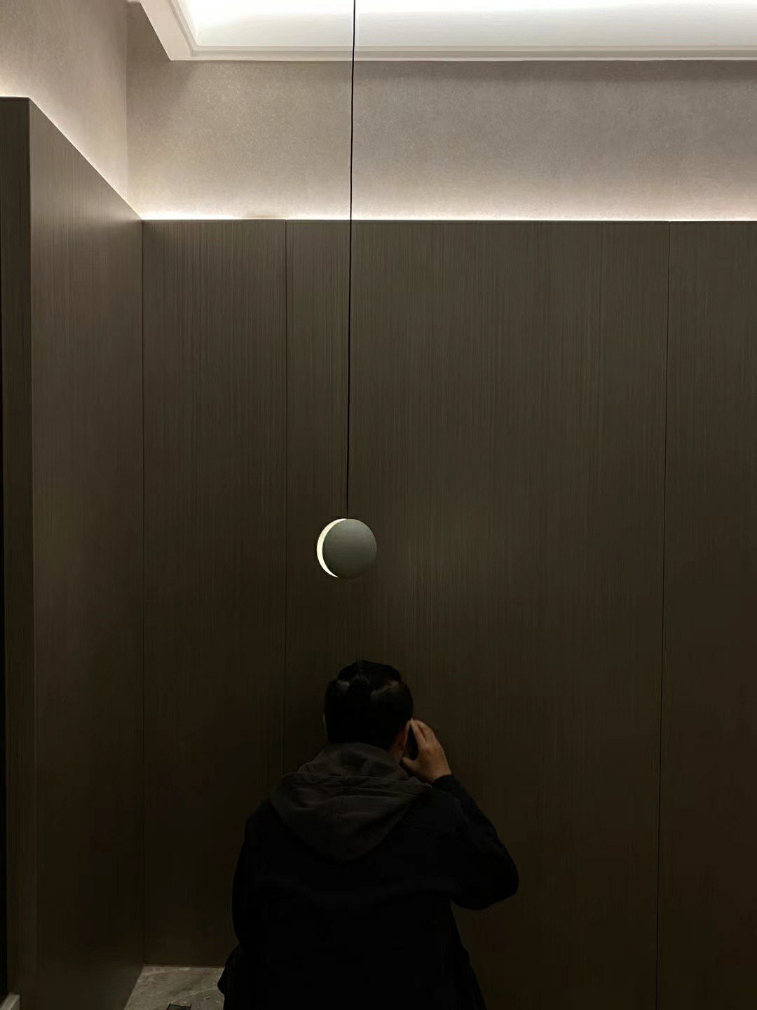 Moon Concrete Pendant Lamp.