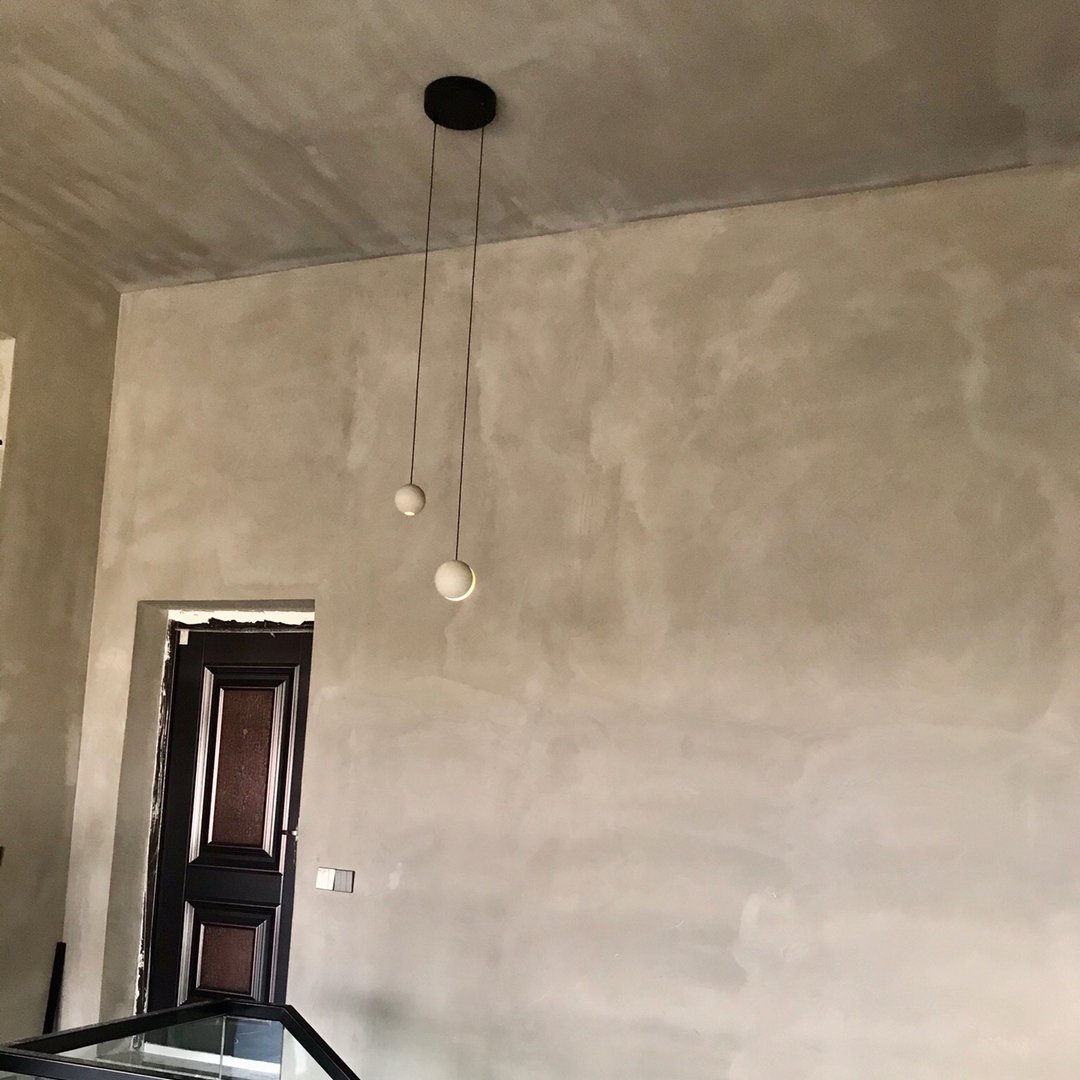 Moon Concrete Pendant Lamp.
