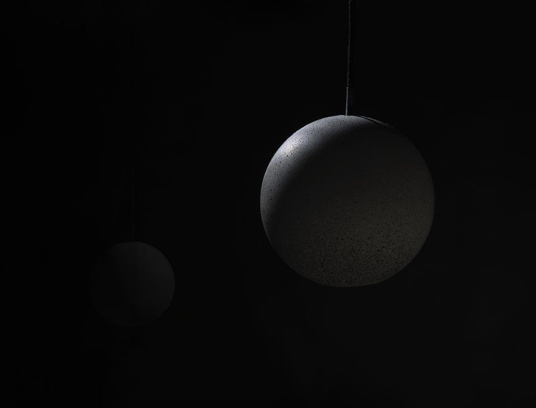 Moon Concrete Pendant Lamp.