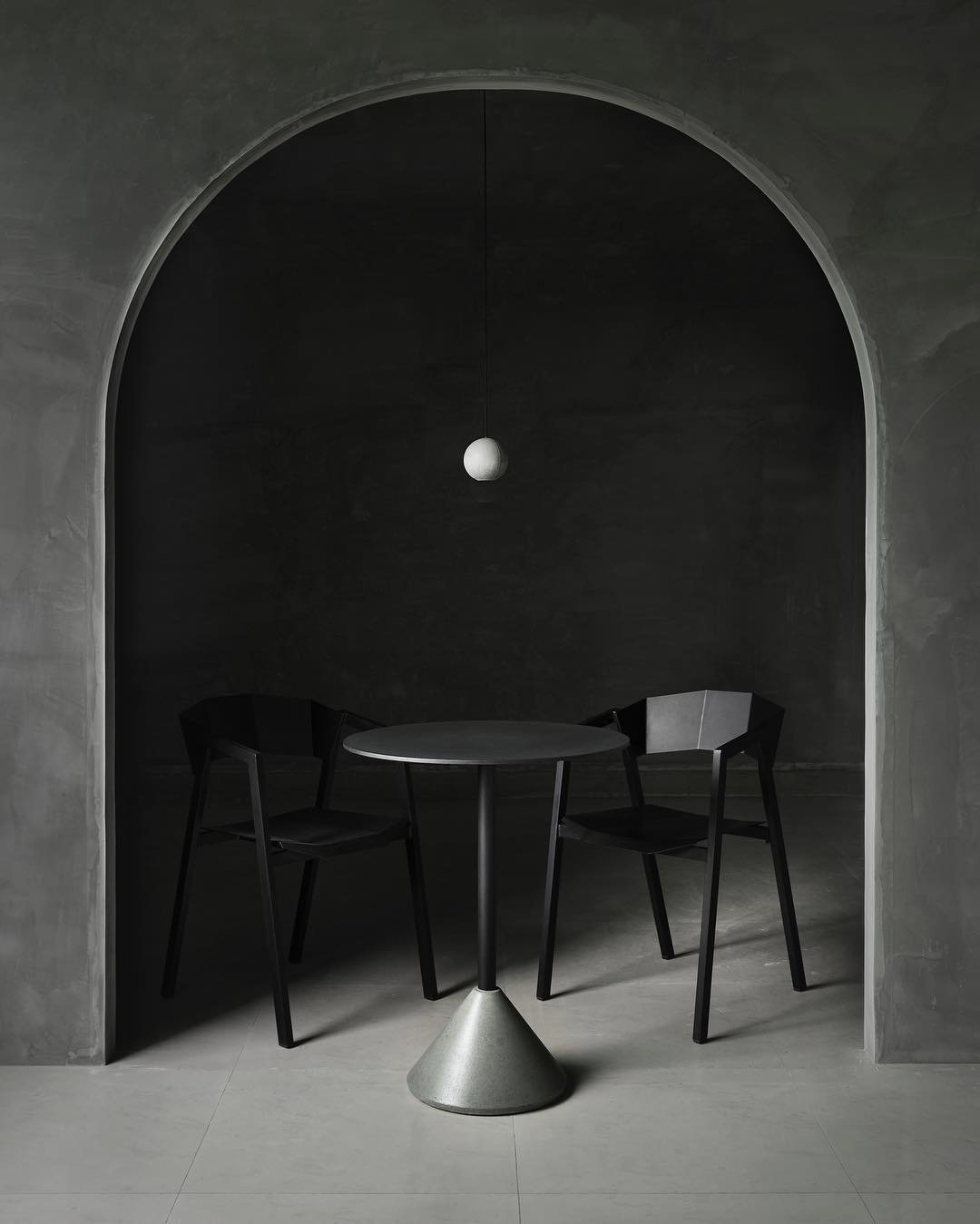 Moon Concrete Pendant Lamp.