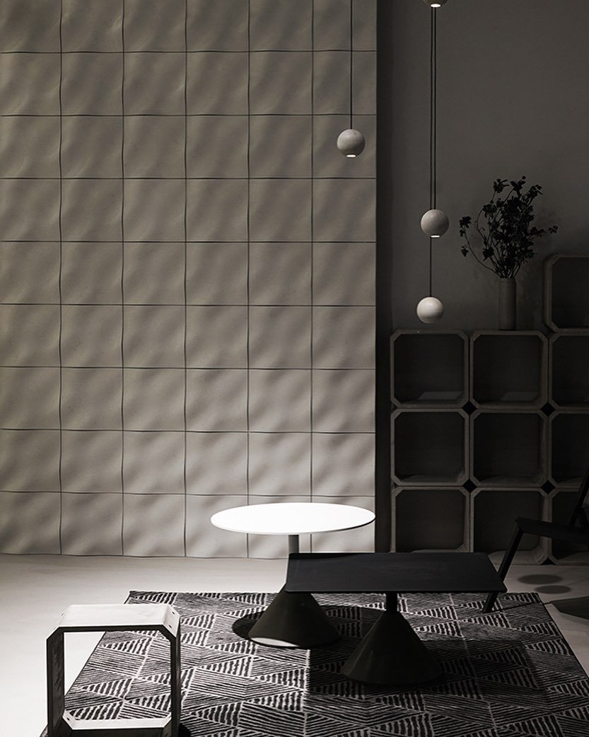Moon Concrete Pendant Lamp.