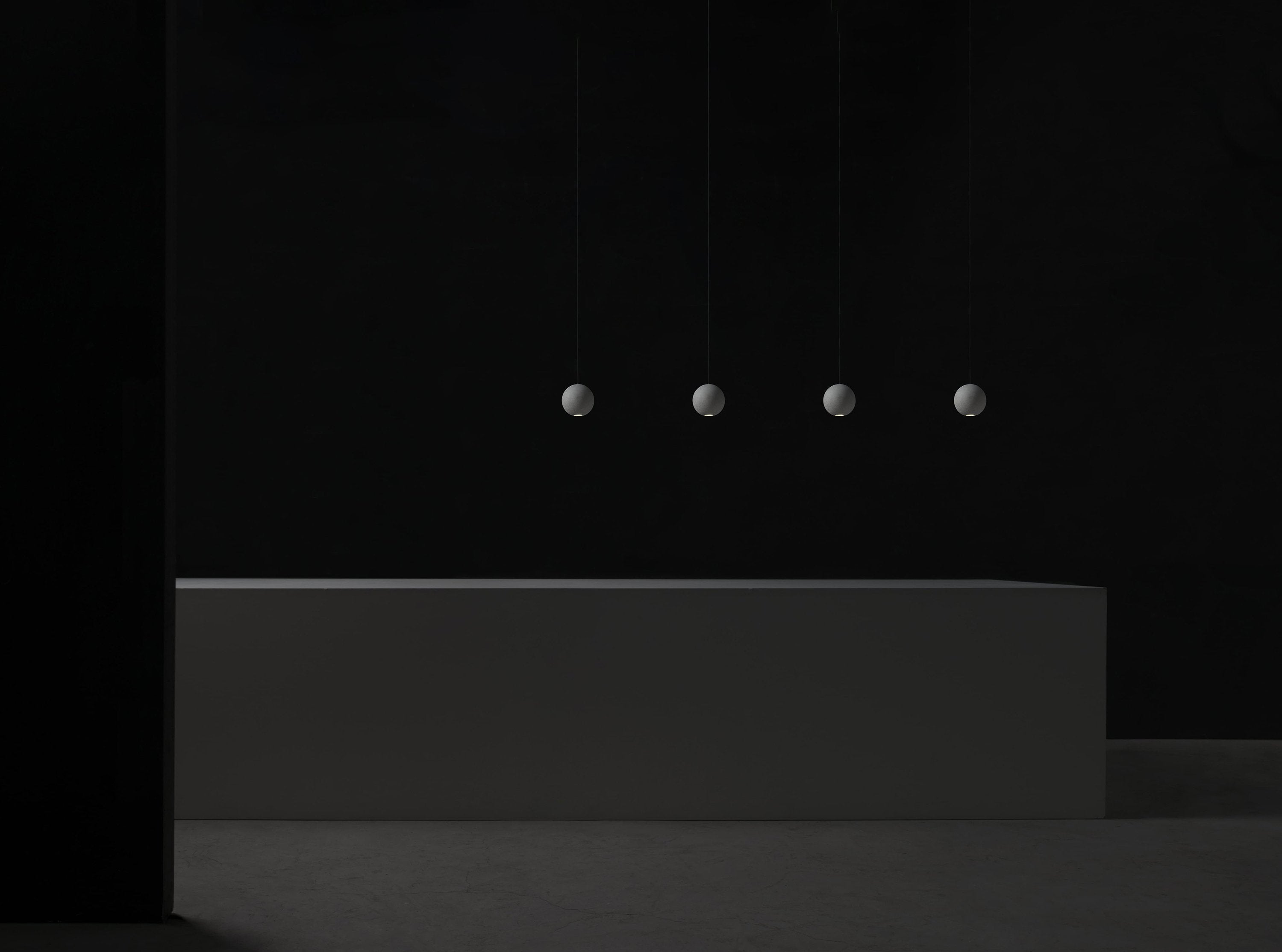 Moon Concrete Pendant Lamp.