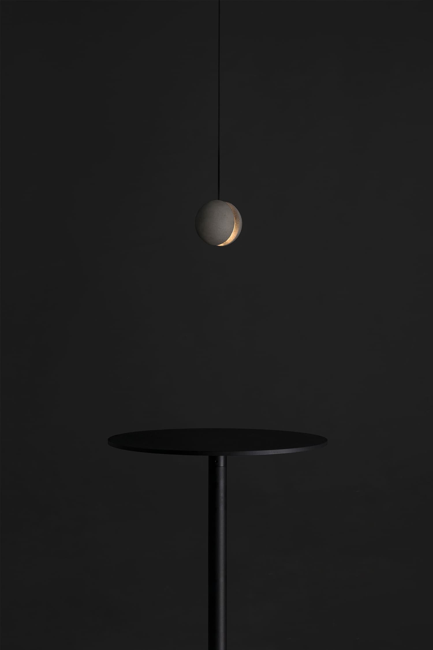 Moon Concrete Pendant Lamp.