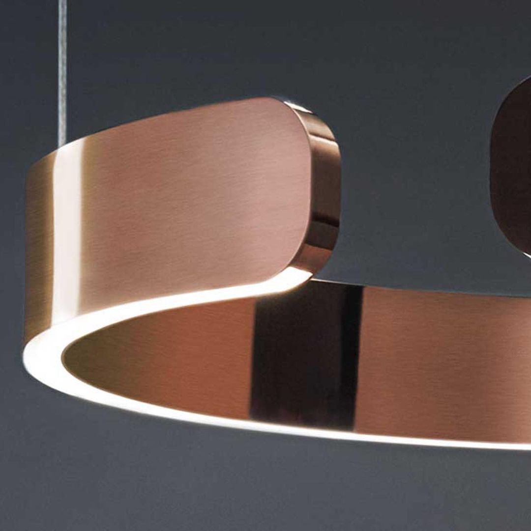 Sospensione a LED ad anello aperto