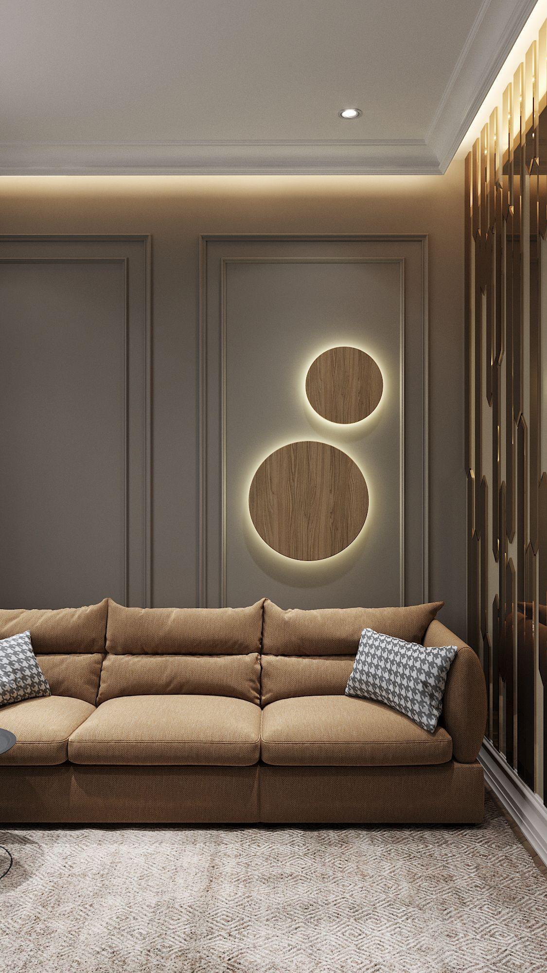 PUCK WALL ART | Fluorescent wall light