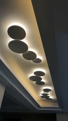 PUCK WALL ART | Fluorescent wall light