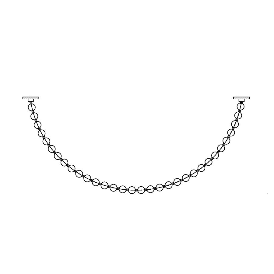 Pearl Necklace Chandelier