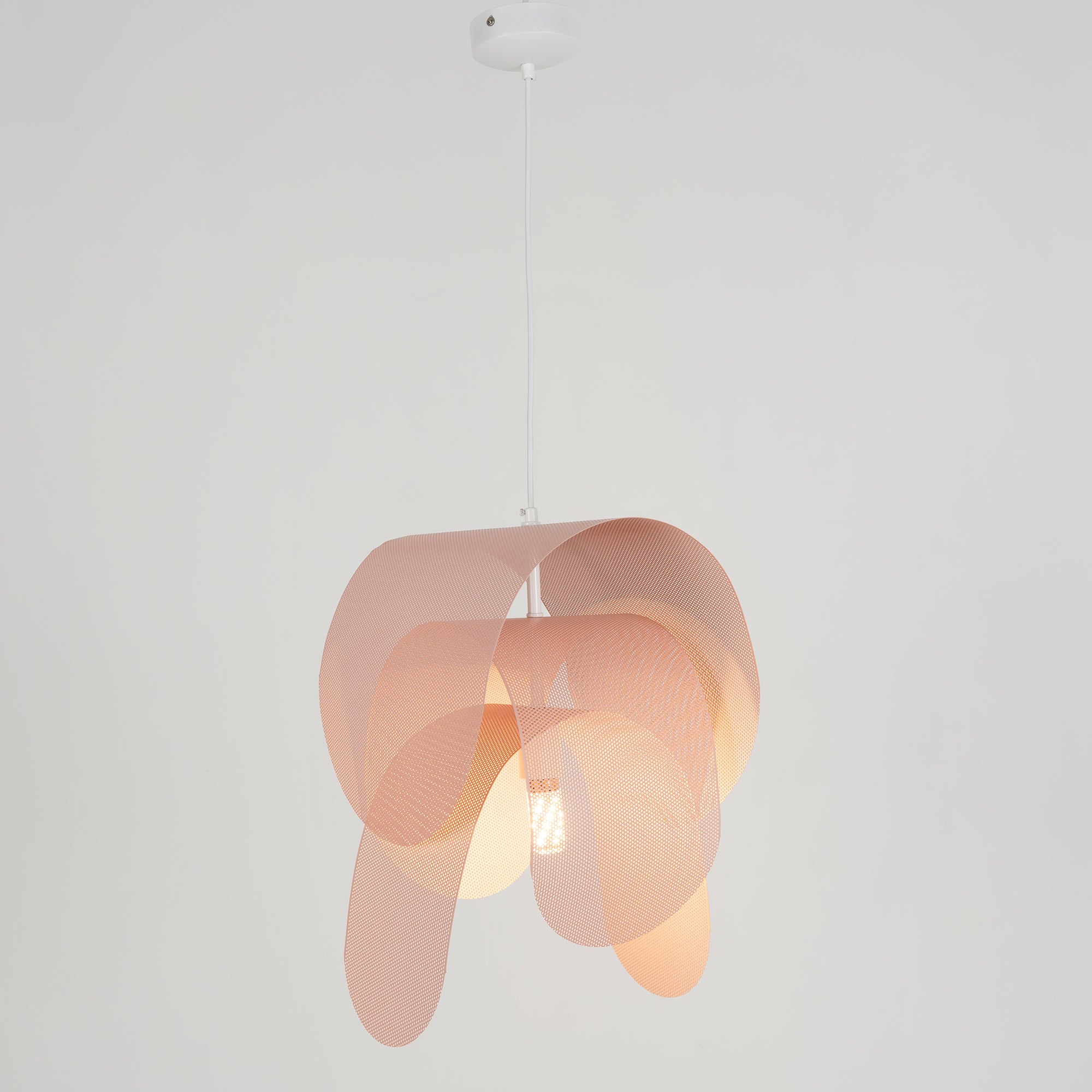 Perforated Metal Pendant Light