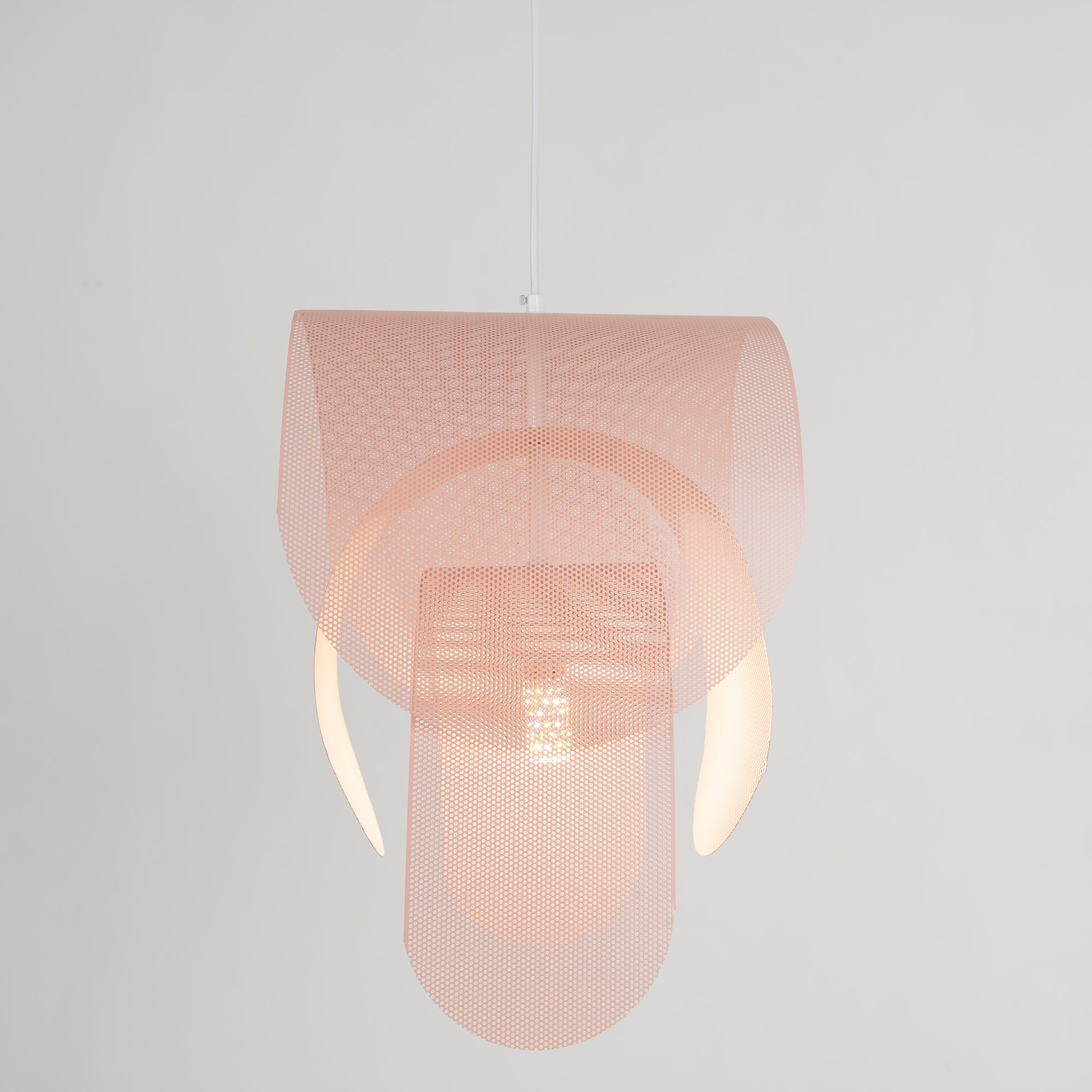 Perforated Metal Pendant Light