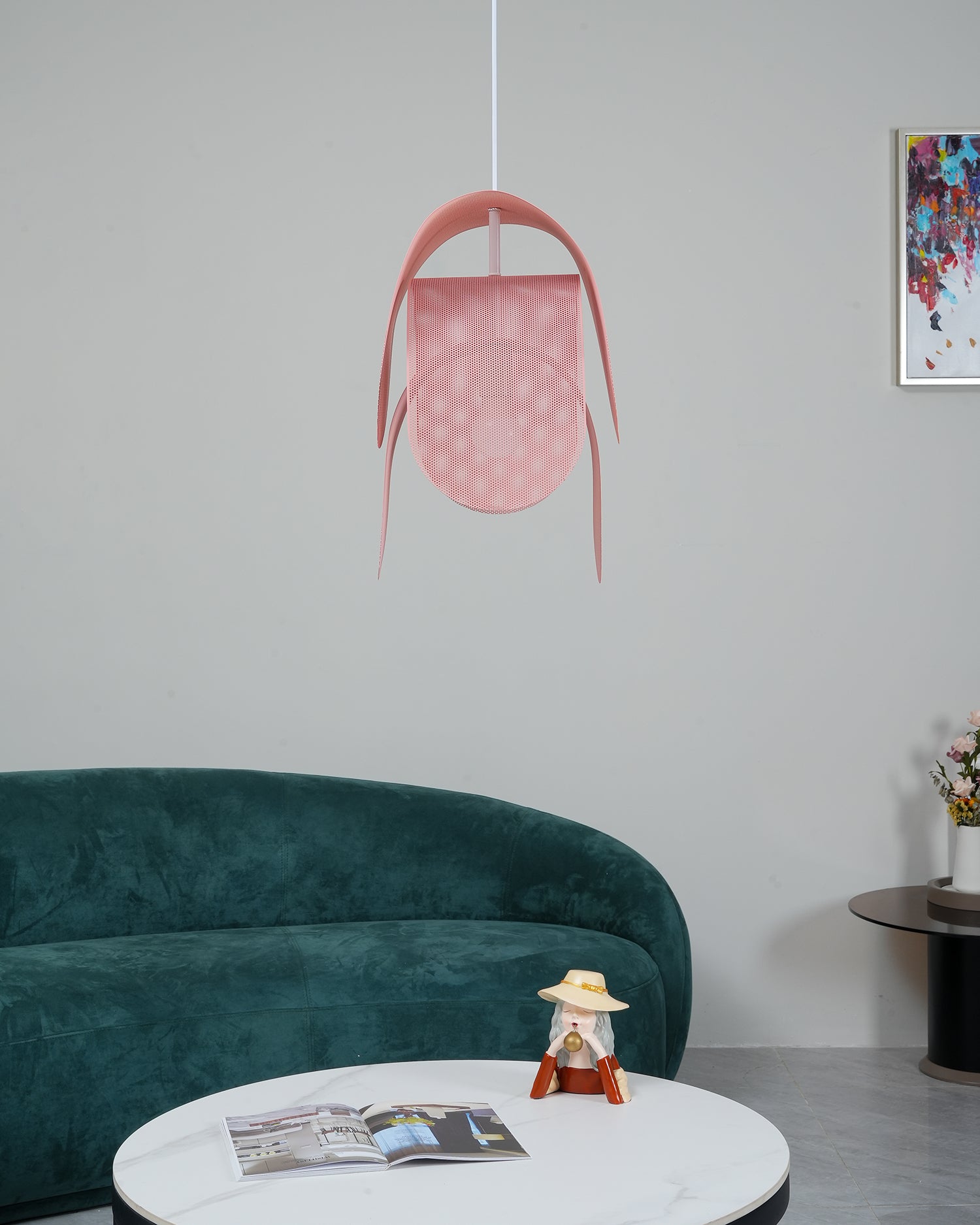 Perforated Metal Pendant Light