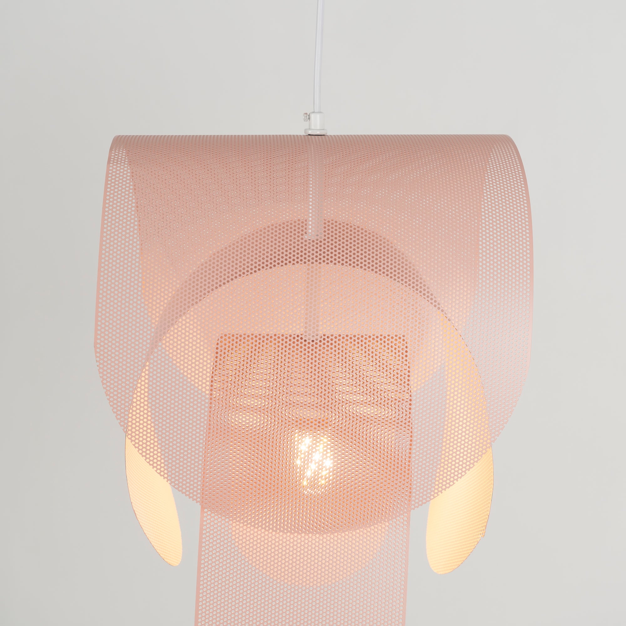 Perforated Metal Pendant Light