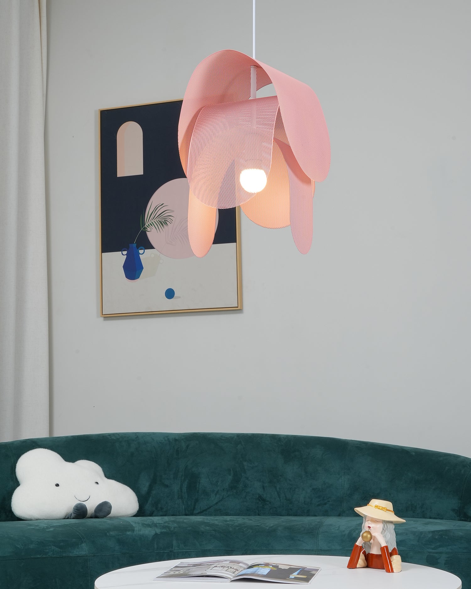 Perforated Metal Pendant Light