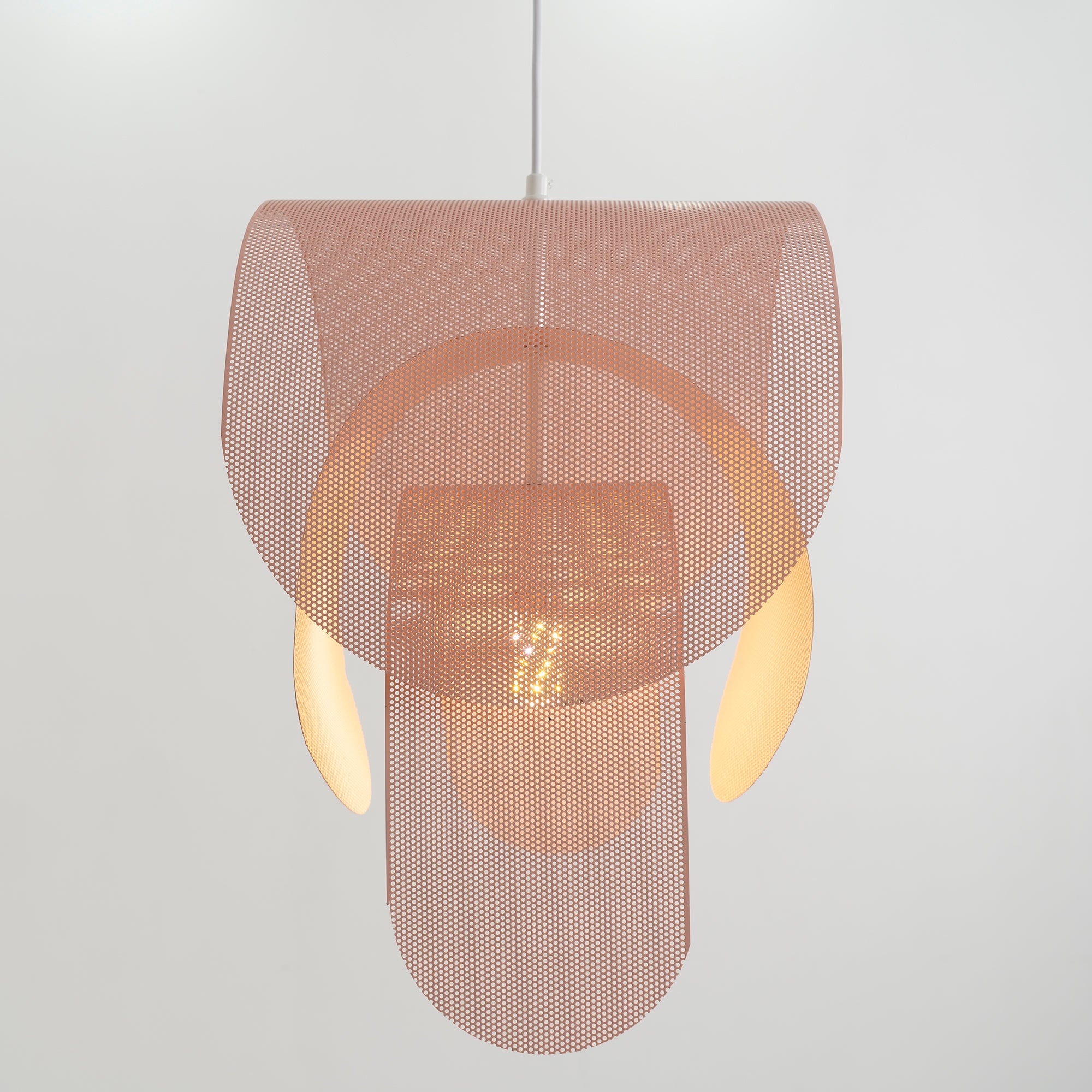 Perforated Metal Pendant Light