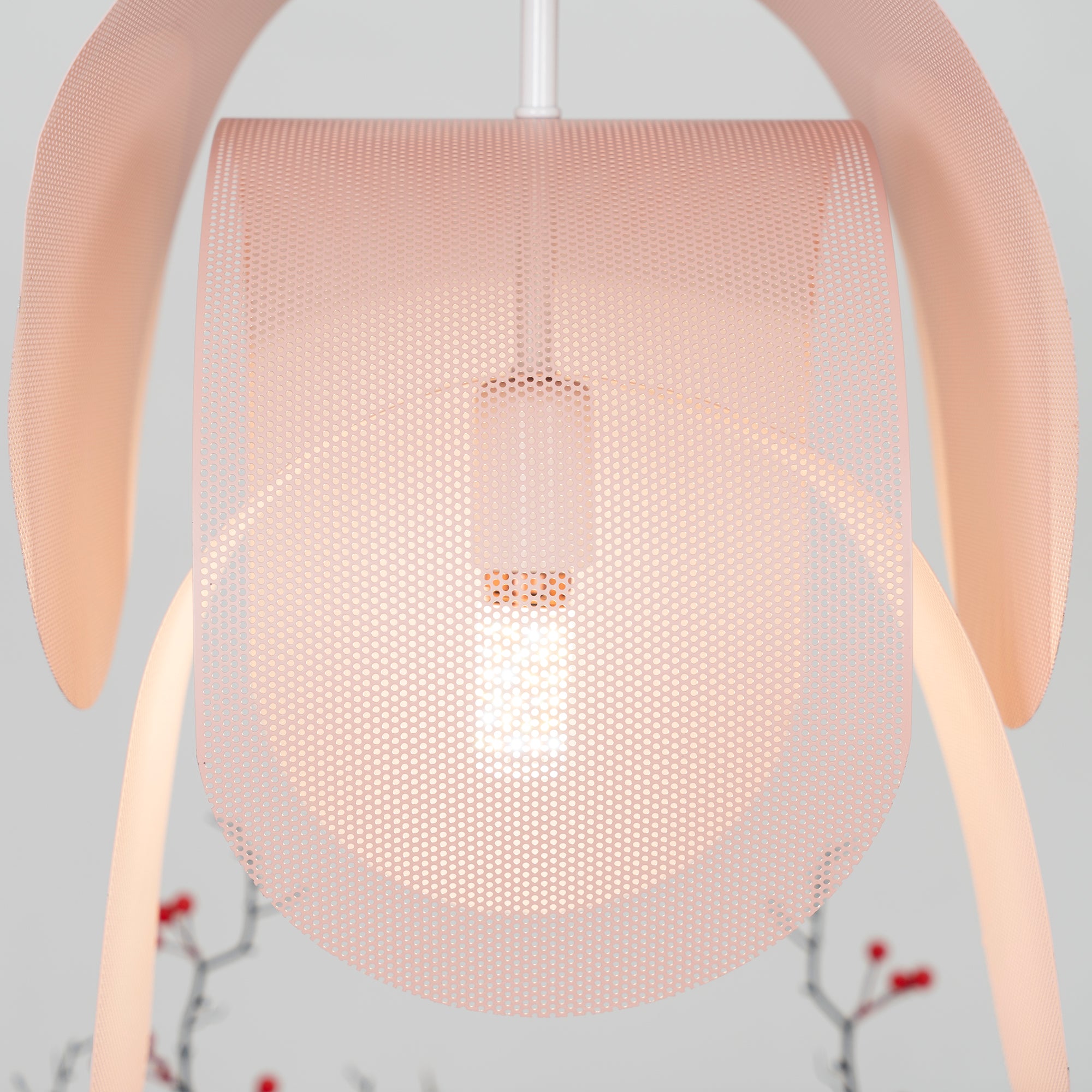 Perforated Metal Pendant Light