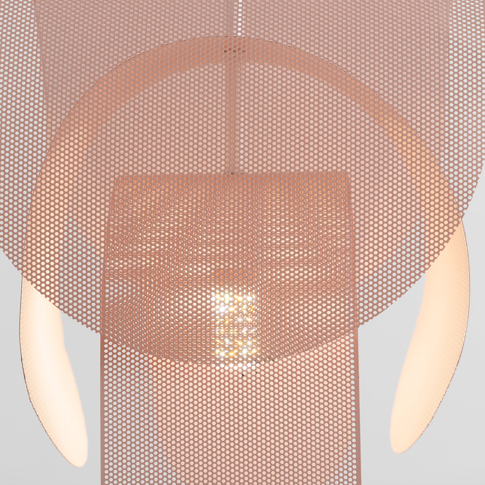 Perforated Metal Pendant Light