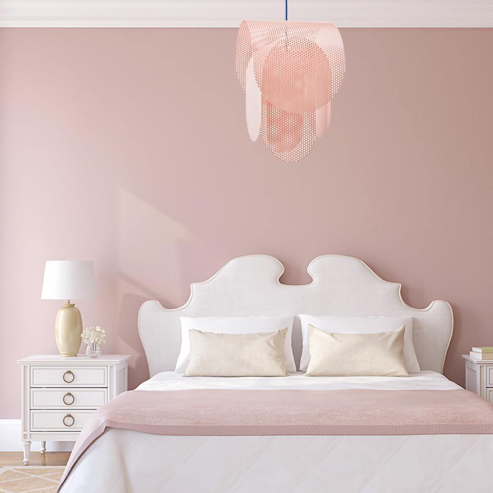 Perforated metal pendant light