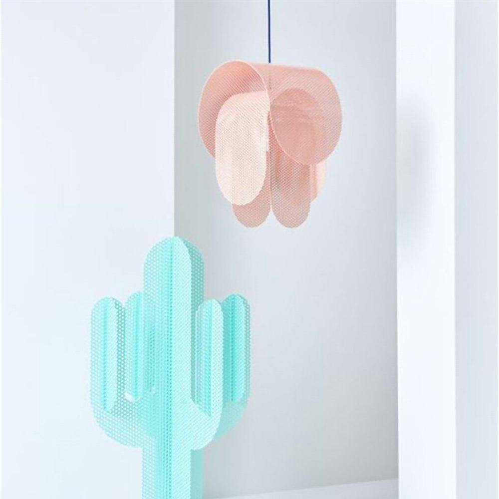 Perforated metal pendant light