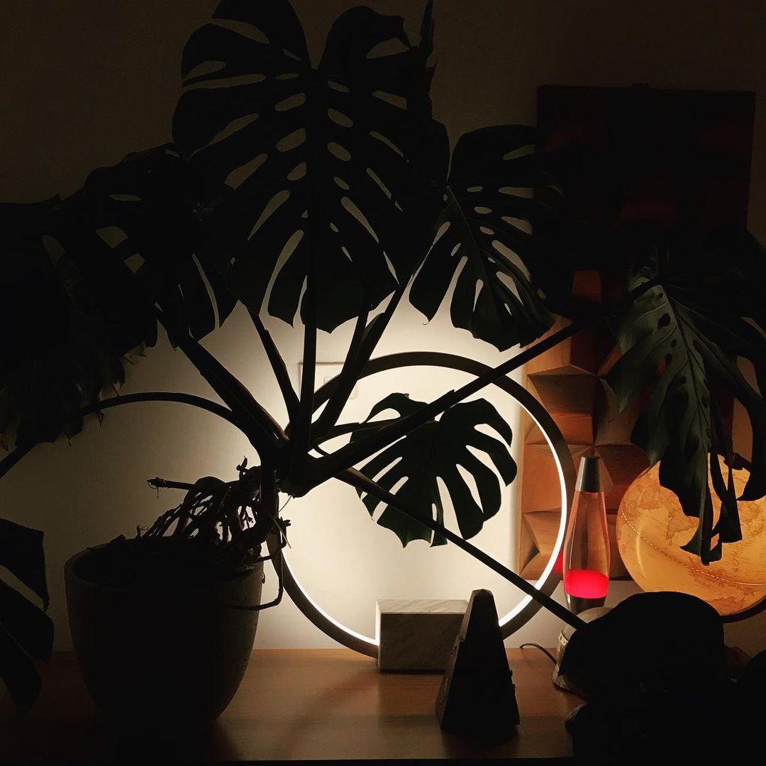 Lámpara de mesa portal